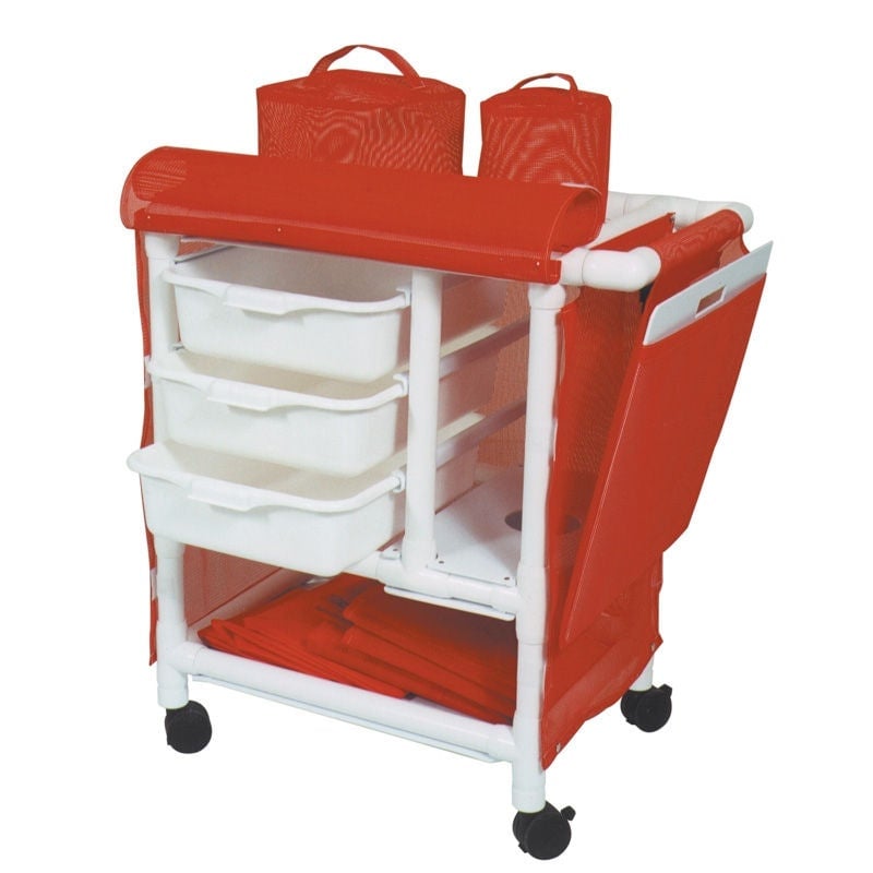 MJM International - 1025 CPR Board Bag For PVC Emergency Crash Cart