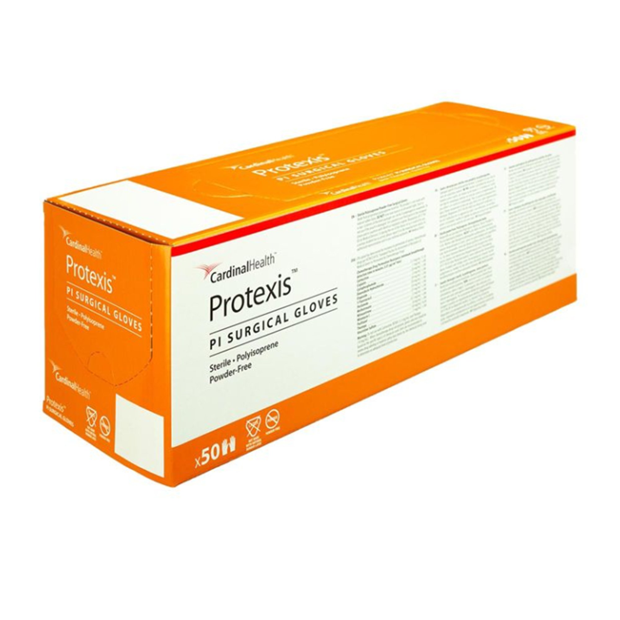 Cardinal 2D72PT70X - Protexis™ PI Polyisoprene Surgical Glove, Size 7, Ivory - 50/Box, 200/Case