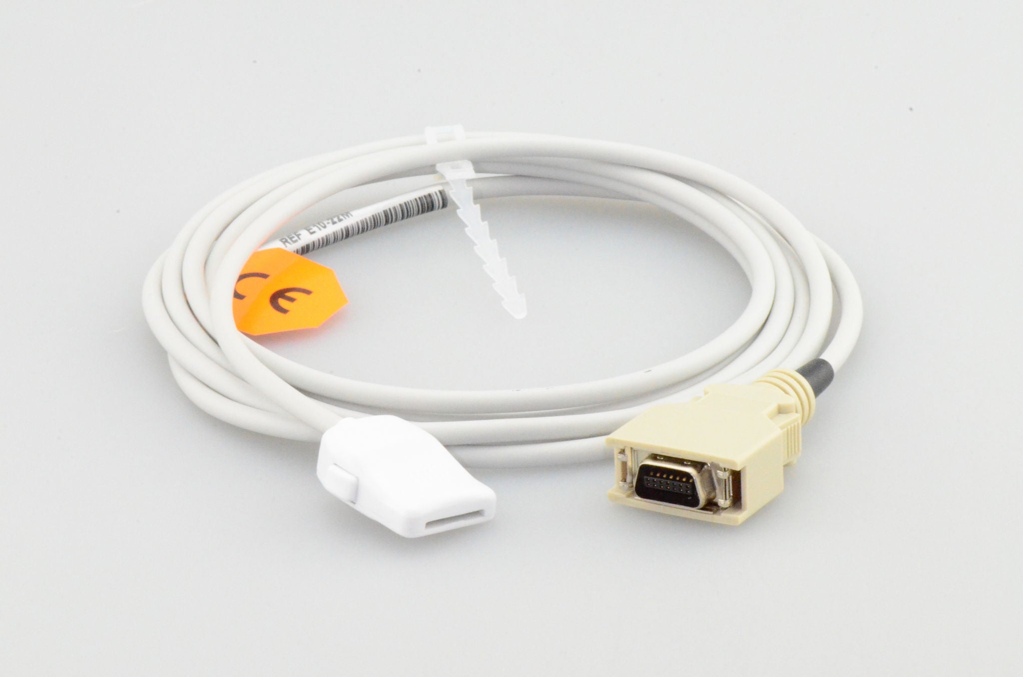 Sage Services Group - E10-22M SpO2 Extension Cable Masimo 2.2 Meter, Reusable, 14-Pin Connector Monitor Side, 2.2 Meter For Oximeter