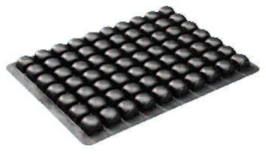 Crown Therapeutics - ADAPTOR Seat Cushion The Adaptor® Pad 13 W X 9-1/2 L Inch Air Cells