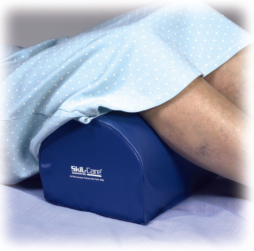 Skil-Care - 555046 Knee Bolster Skil-Care™ Half Round 8 W X 42 L X 7 H Inch Foam Freestanding