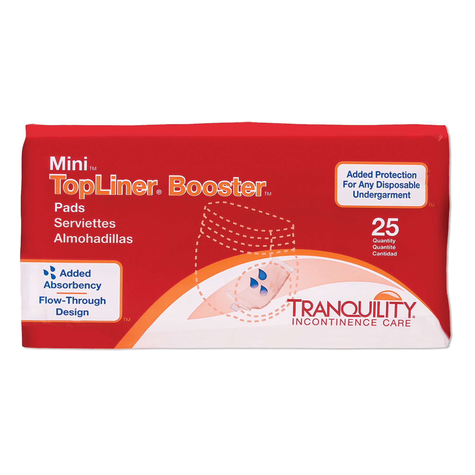 Principle Business Enterprises - 2072 TopLiner™ Mini Incontinence Booster Pad