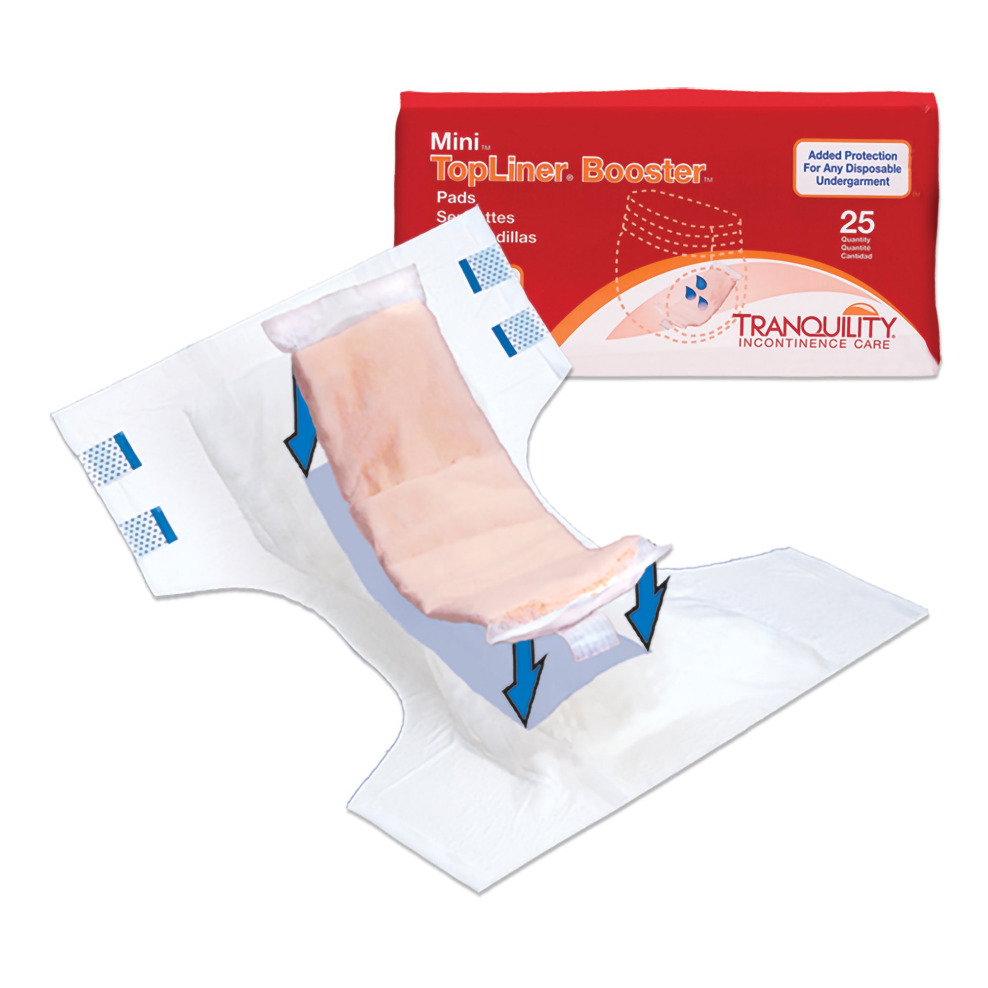 Principle Business Enterprises - 2072 TopLiner™ Mini Incontinence Booster Pad