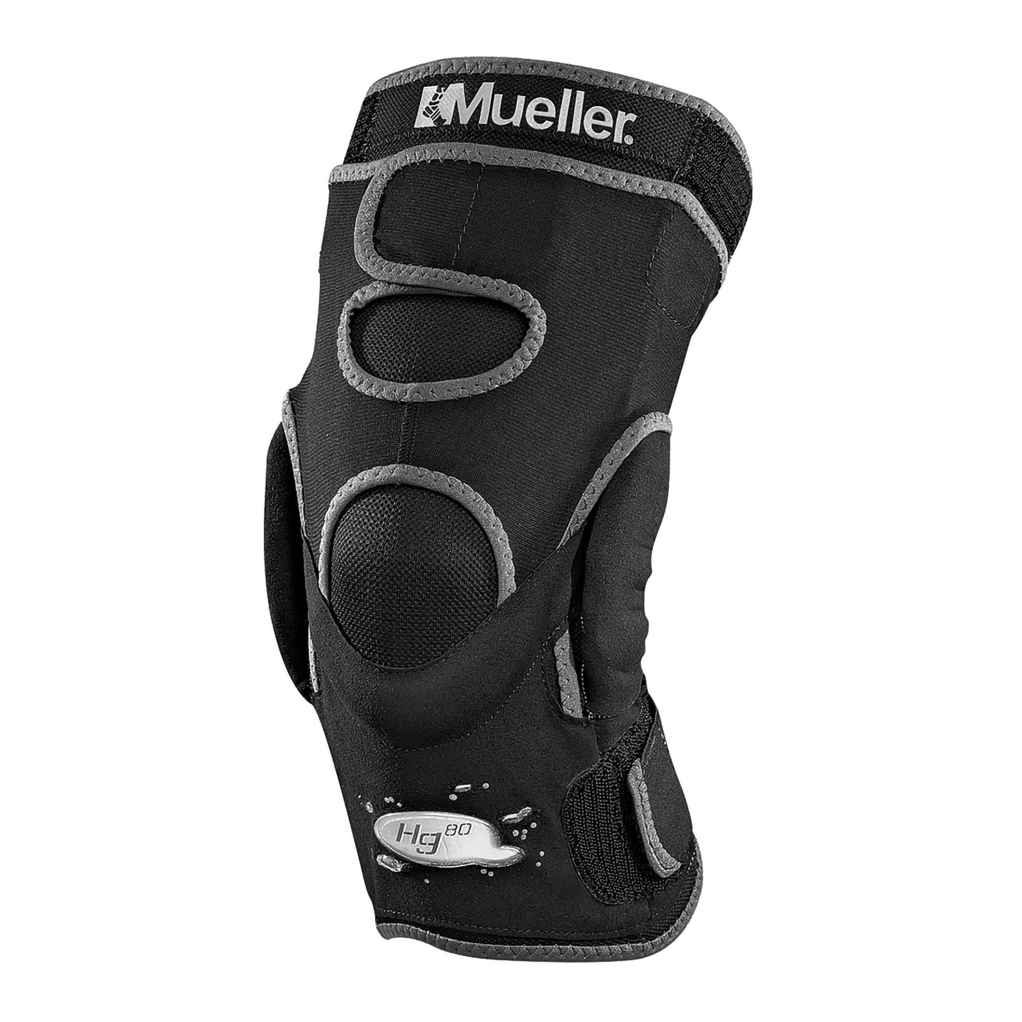 Mueller Sports Medicine - 54015B Knee Brace Hg80® 2X-Large Pull-On / Hook and Loop Strap 20 to 22 Inch Knee Circumference Left or Right Knee