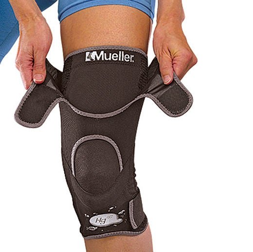 Mueller Sports Medicine - 54111 Knee Brace Hg80® Small Pull-On / Hook and Loop Strap 12 to 14 Inch Knee Circumference Left or Right Knee