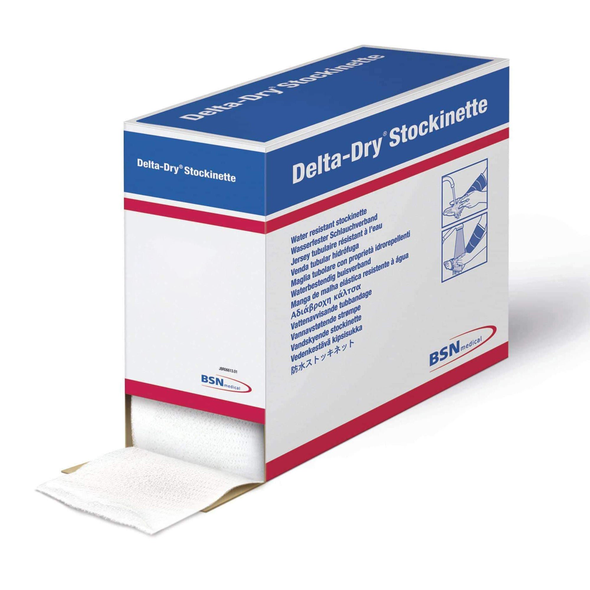 BSN Medical - 7456403 Stockinette Water Resistant Delta-Dry® 4 Inch X 11 Yard Polypropylene / Nylon / Polyester Mesh NonSterile
