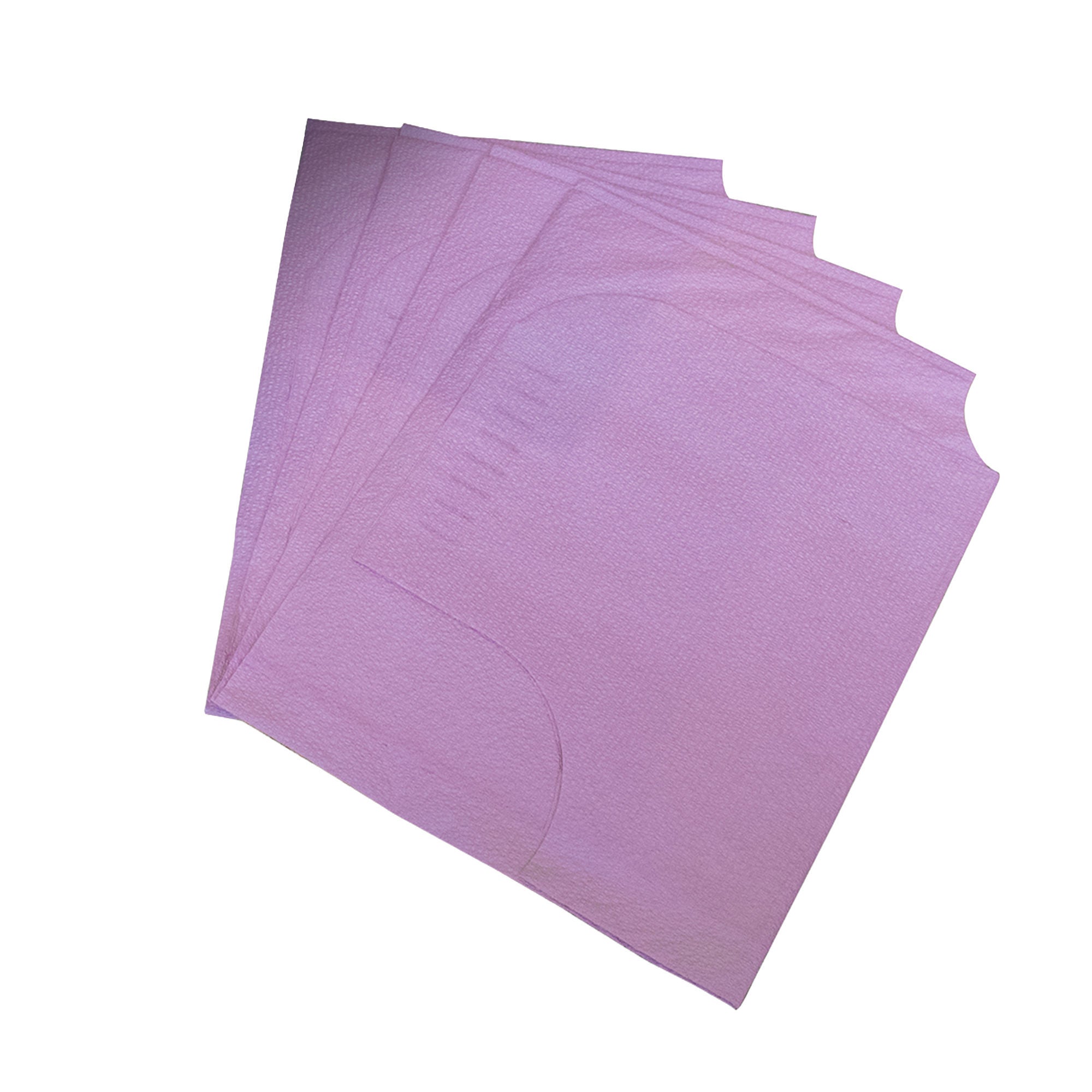 Tidi Products - 905A Exam Cape Avalon Mauve One Size Fits Most Front / Back Opening Without Closure Unisex Disposable