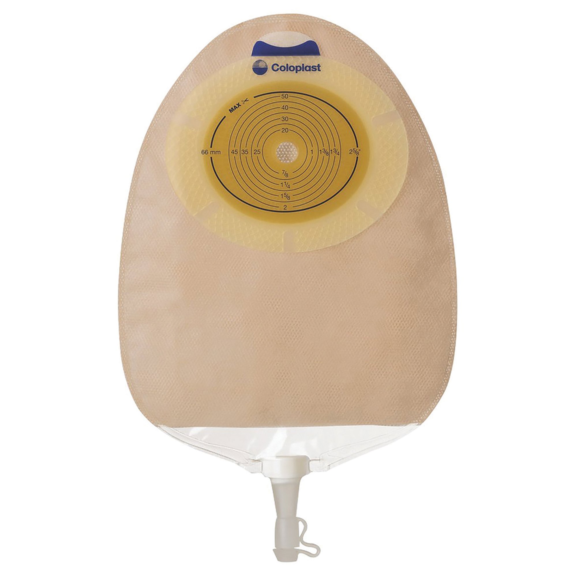 Coloplast 11804 - SenSura® 1-Piece Transparent Urostomy Pouch, Trim to fit 10 – 76 mm Stomas - 10/Box
