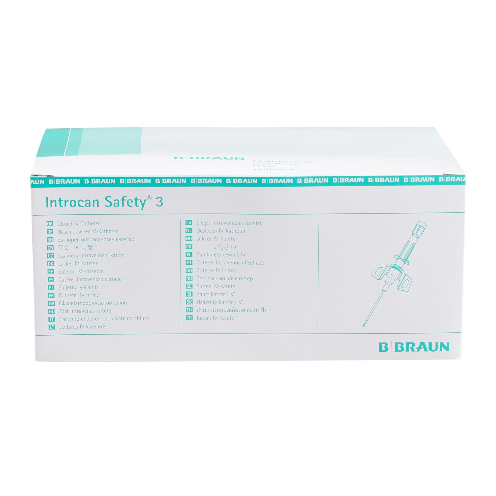 B. Braun 4251127-02 - Introcan Safety® 3 Closed IV Catheter - 50/Box, 200/Case