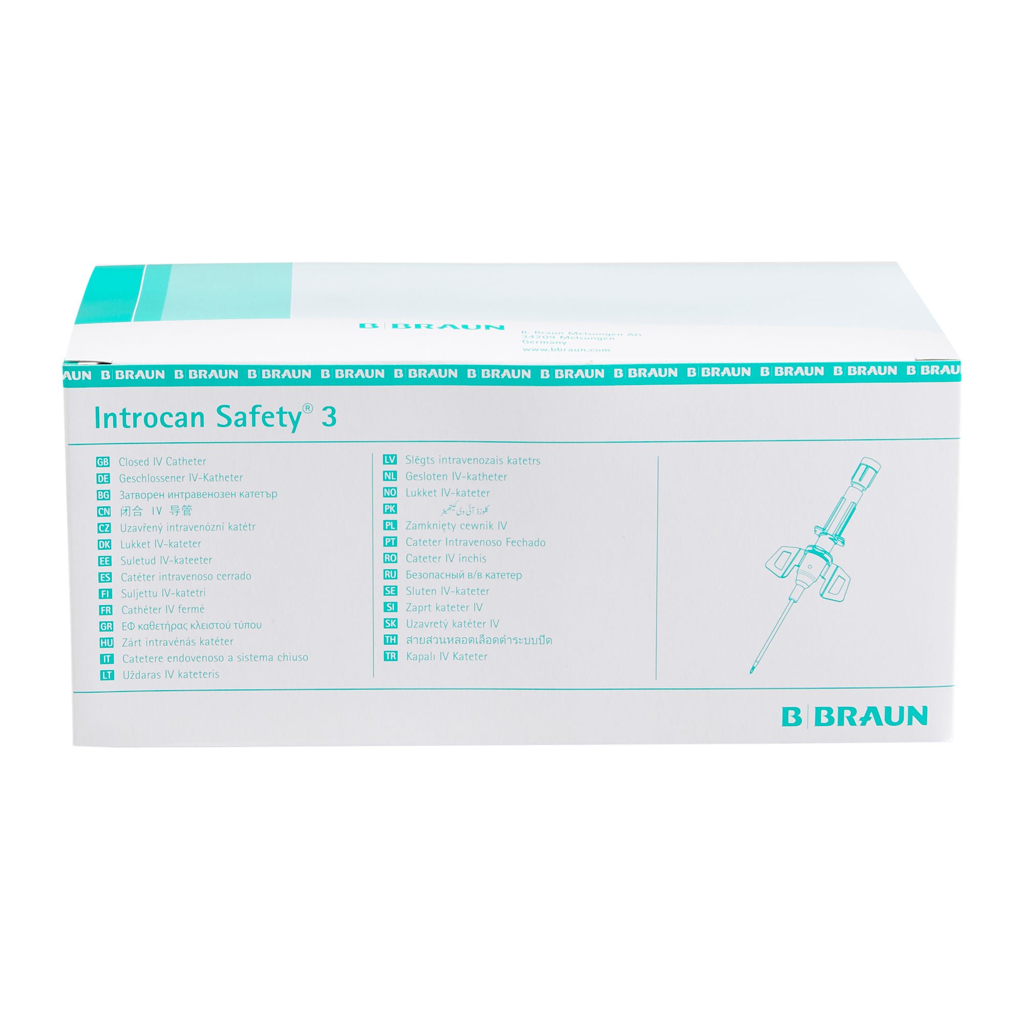 B. Braun - 4251127-02 Introcan Safety® 3 Closed IV Catheter