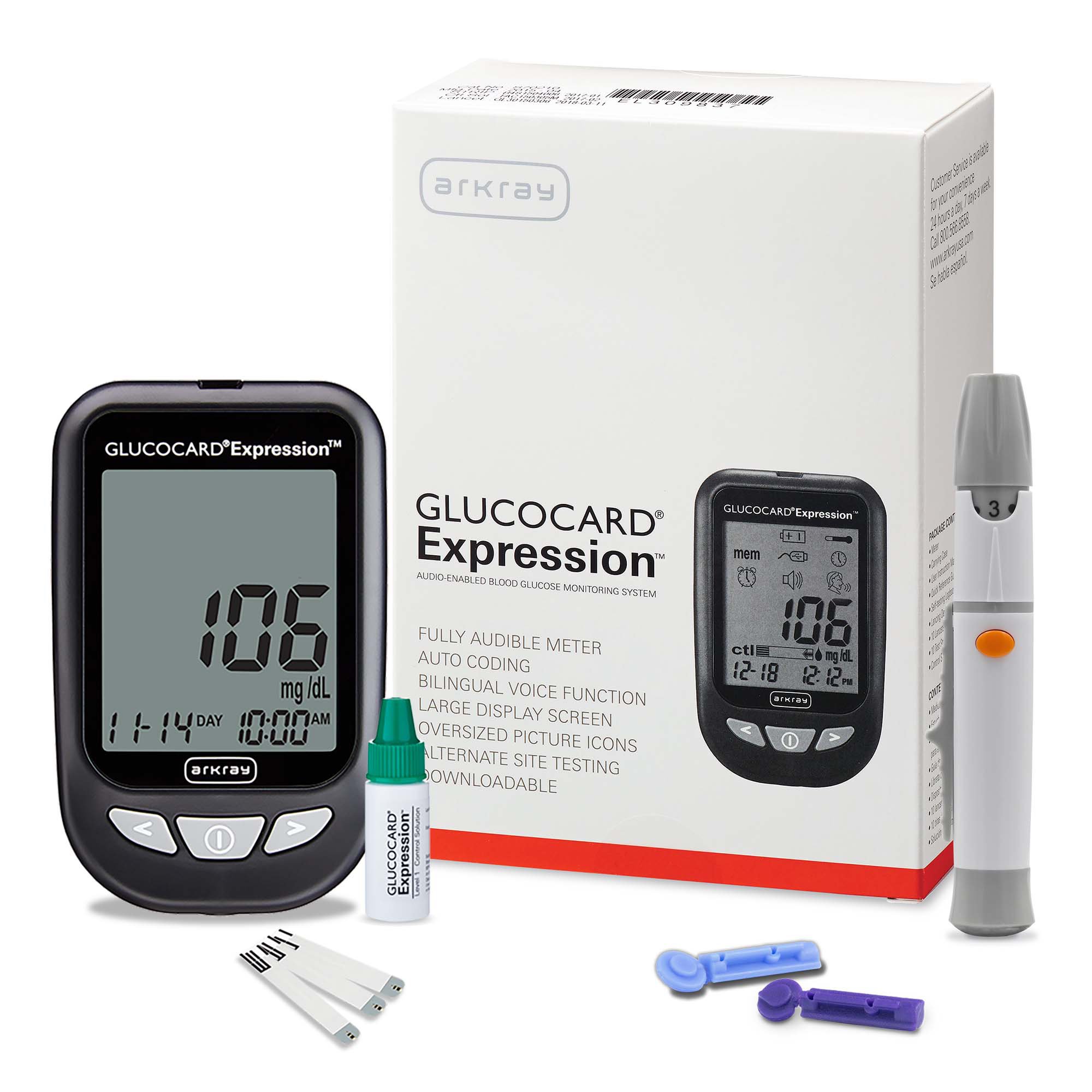 Arkray USA - 571100 Glucocard® Expresson™ Blood Glucose Meter Kit