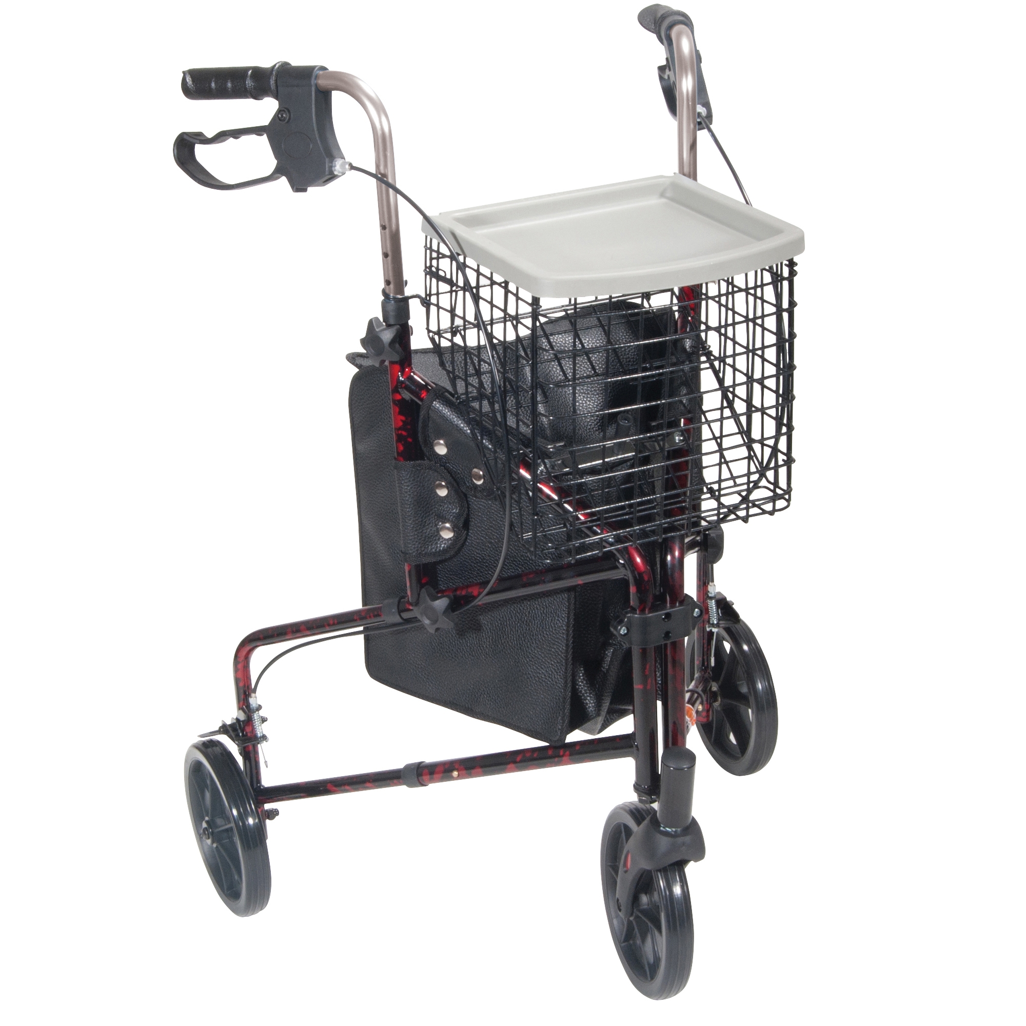 Drive DeVilbiss Healthcare - 10289RD drive™ Deluxe 3 Wheel Rollator