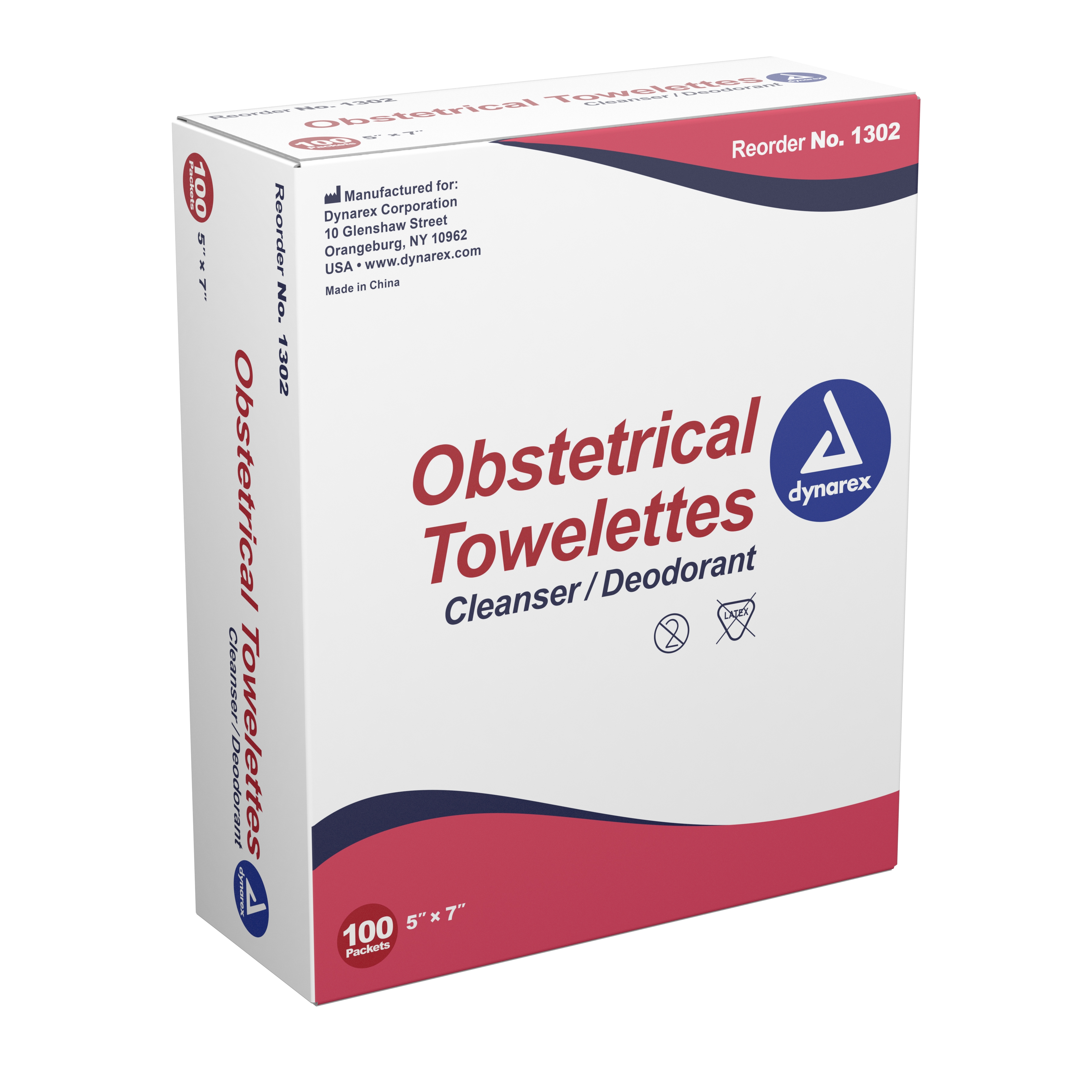 Dynarex - 1302 dynarex® Scented Obstetrical Towelettes