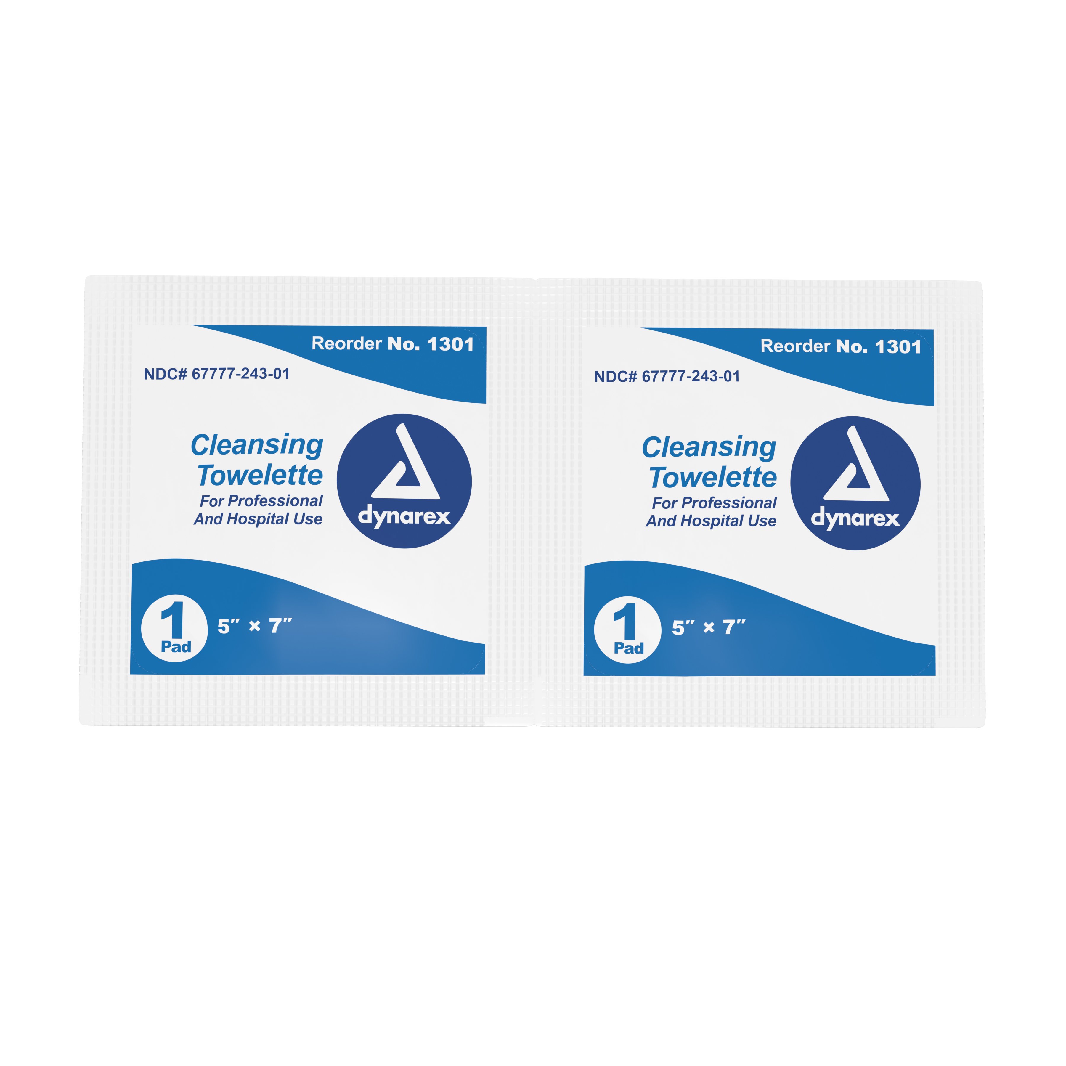 Dynarex 1301 - dynarex® Scented Cleansing Towelettes, Individual Packets - 100/Box, 1000/Case