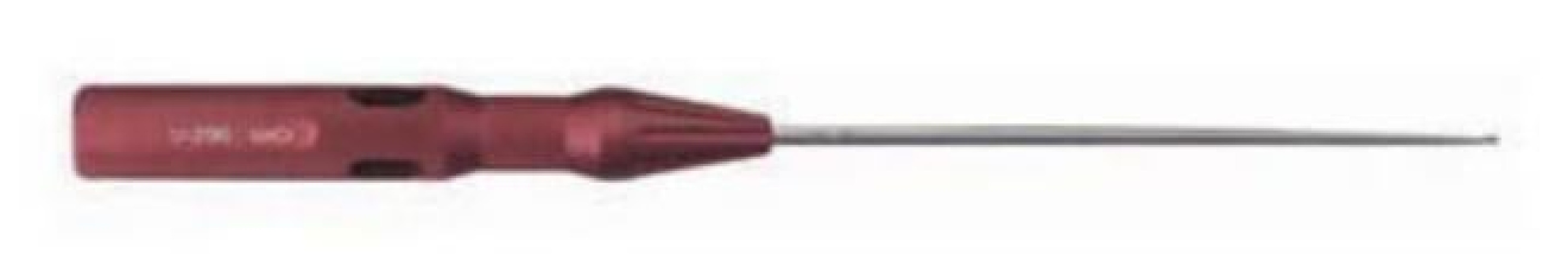 V. Mueller - U2190 Micro Spinal Curette V. Mueller® Chroma-Line® 9-1/4 Inch Length Round Handle Size 000000 Tip Angled Oval Cup Tip