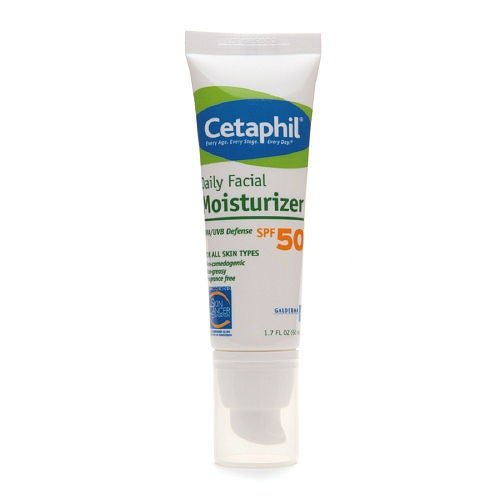 Galderma Laboratories - 00299393002 Facial Moisturizer with Sunscreen Cetaphil® 1.7 oz. Pump Bottle Unscented Lotion