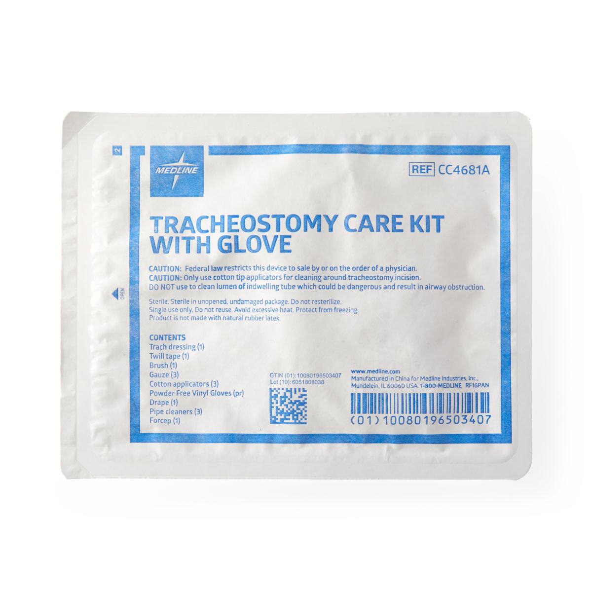 Medline CC4681A - Medline Tracheostomy Care Kit - 1/Each, 20/Case