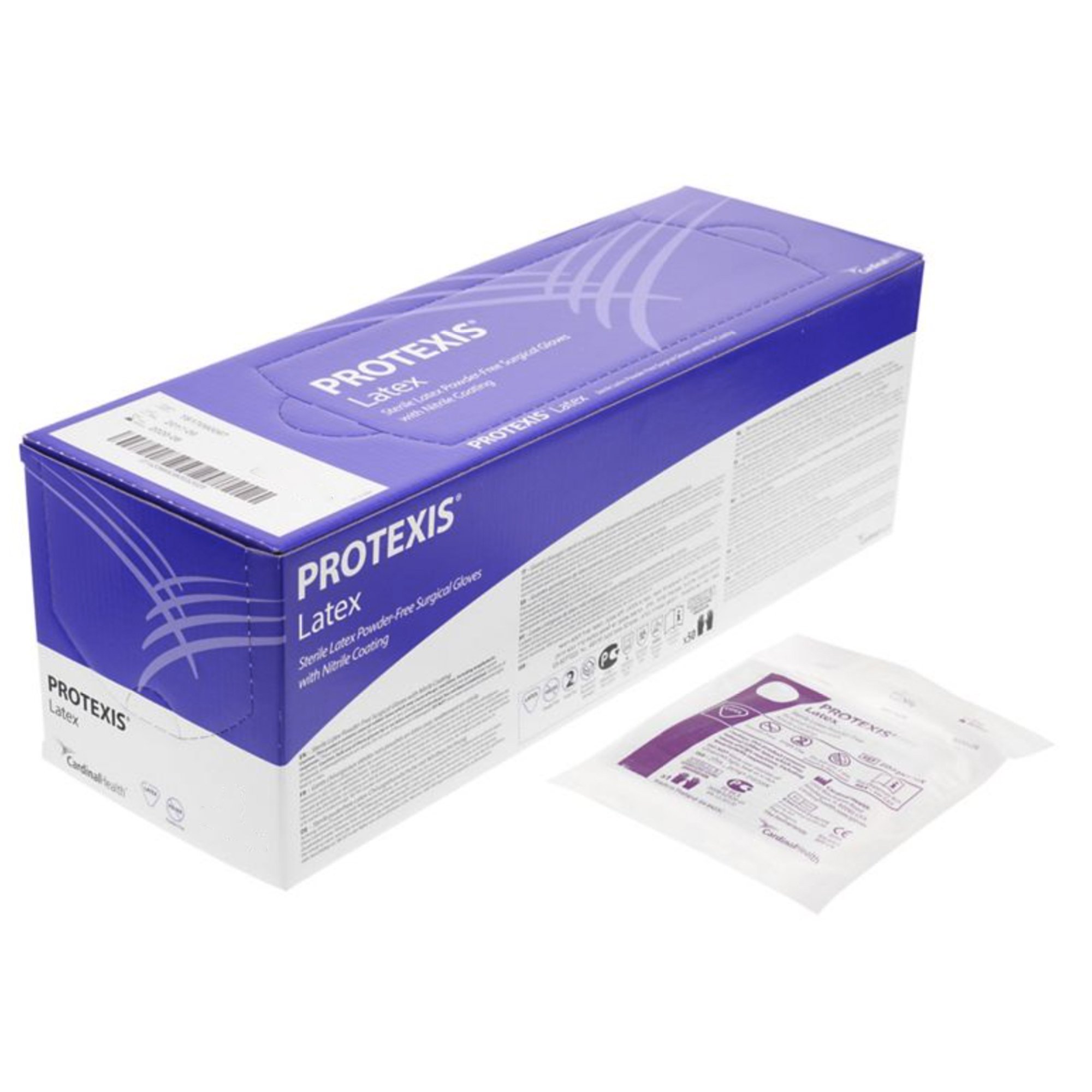 Cardinal 2D72NS60X - Protexis™ Latex Surgical Gloves with Nitrile Coating, Size 6, Light Brown - 1/Pair, 50/Box, 200/Case