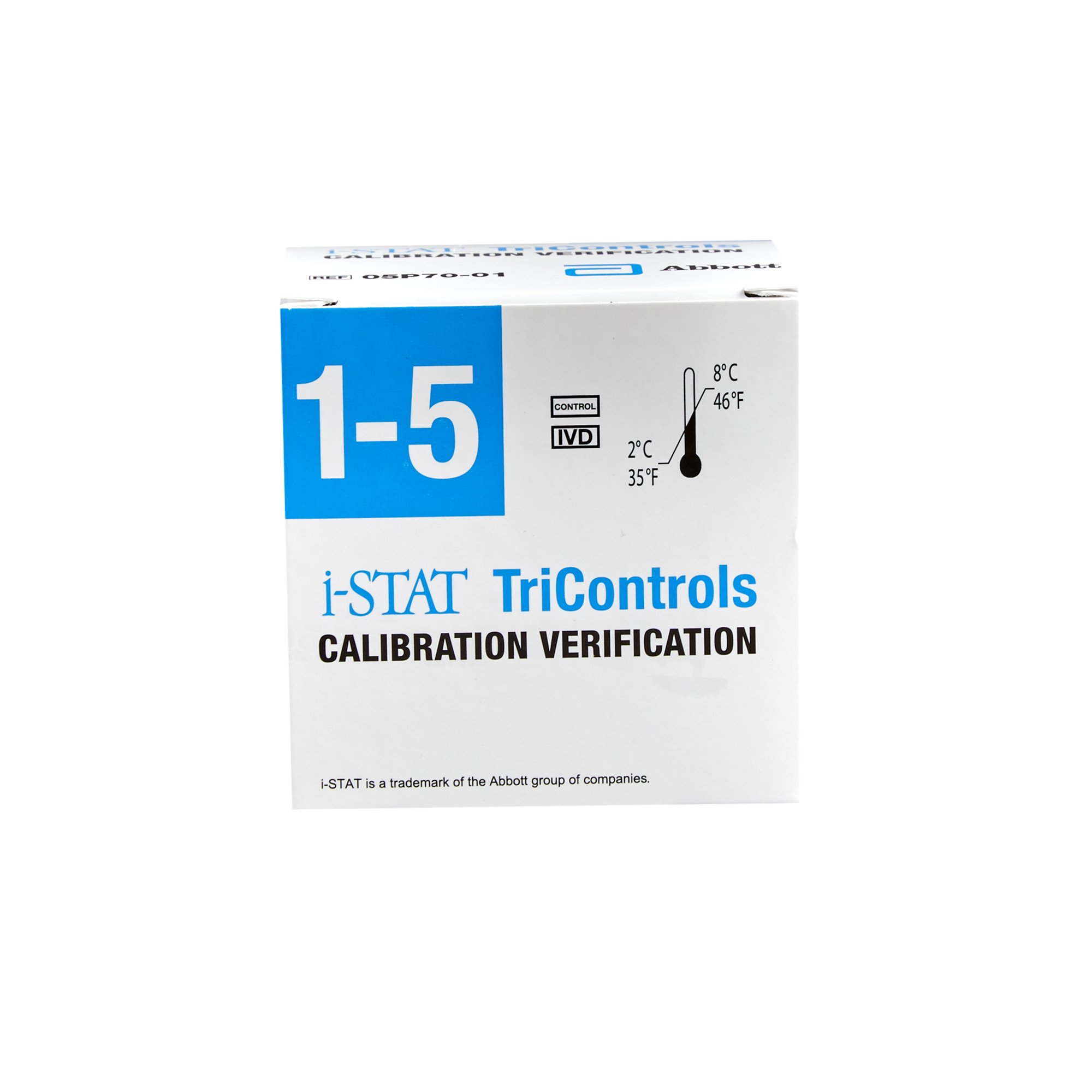Abbott Point of Care 05P7001 - iSTAT® Tricontrols Calibration Verification Set - 1/Each