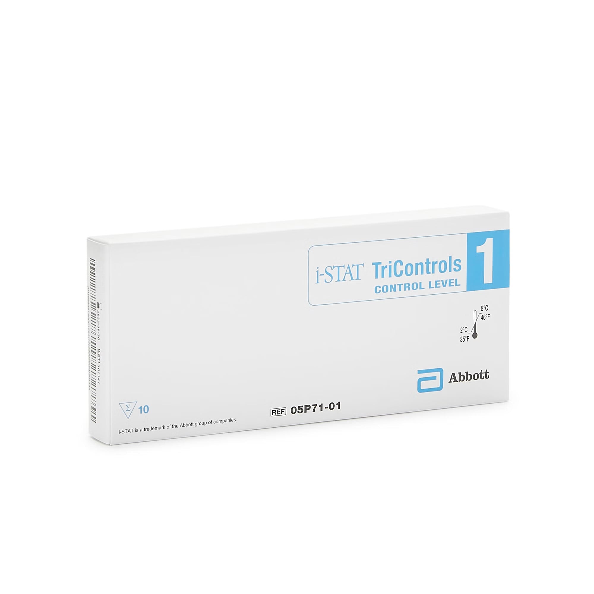 Abbott Point of Care - 05P7101 Control i-STAT® Tricontrols Sodium / Potassium Level 1 1.7 mL