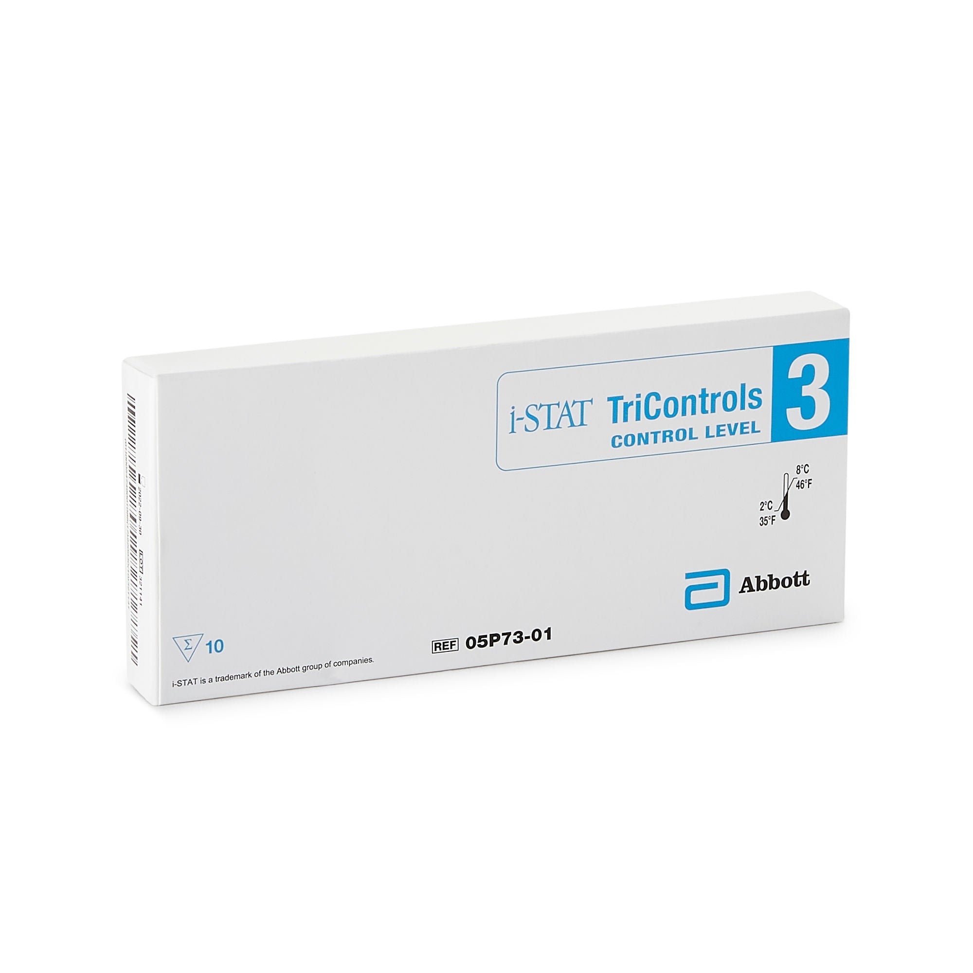 Abbott Point of Care - 05P7301 Control i-STAT® Tricontrols Sodium / Potassium Level 3 1.7 mL