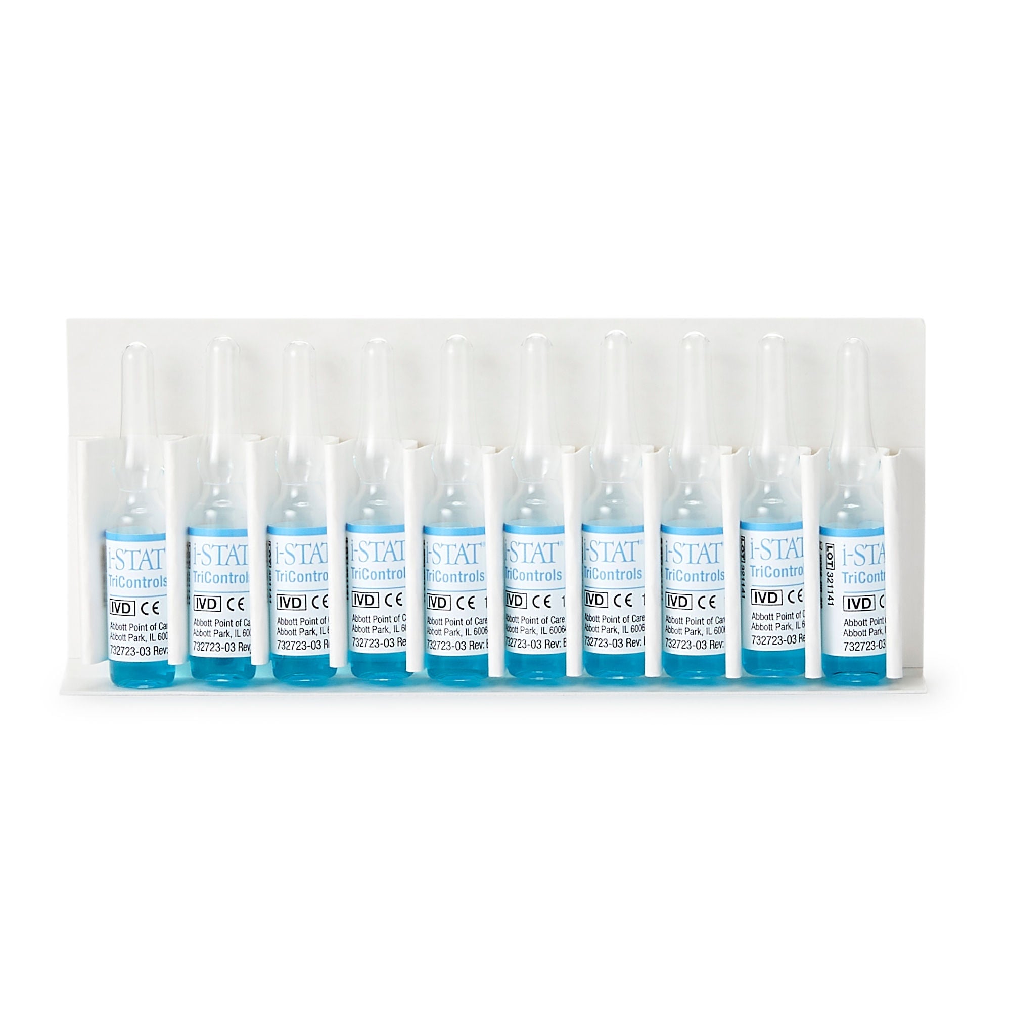 Abbott Point of Care - 05P7301 Control i-STAT® Tricontrols Sodium / Potassium Level 3 1.7 mL