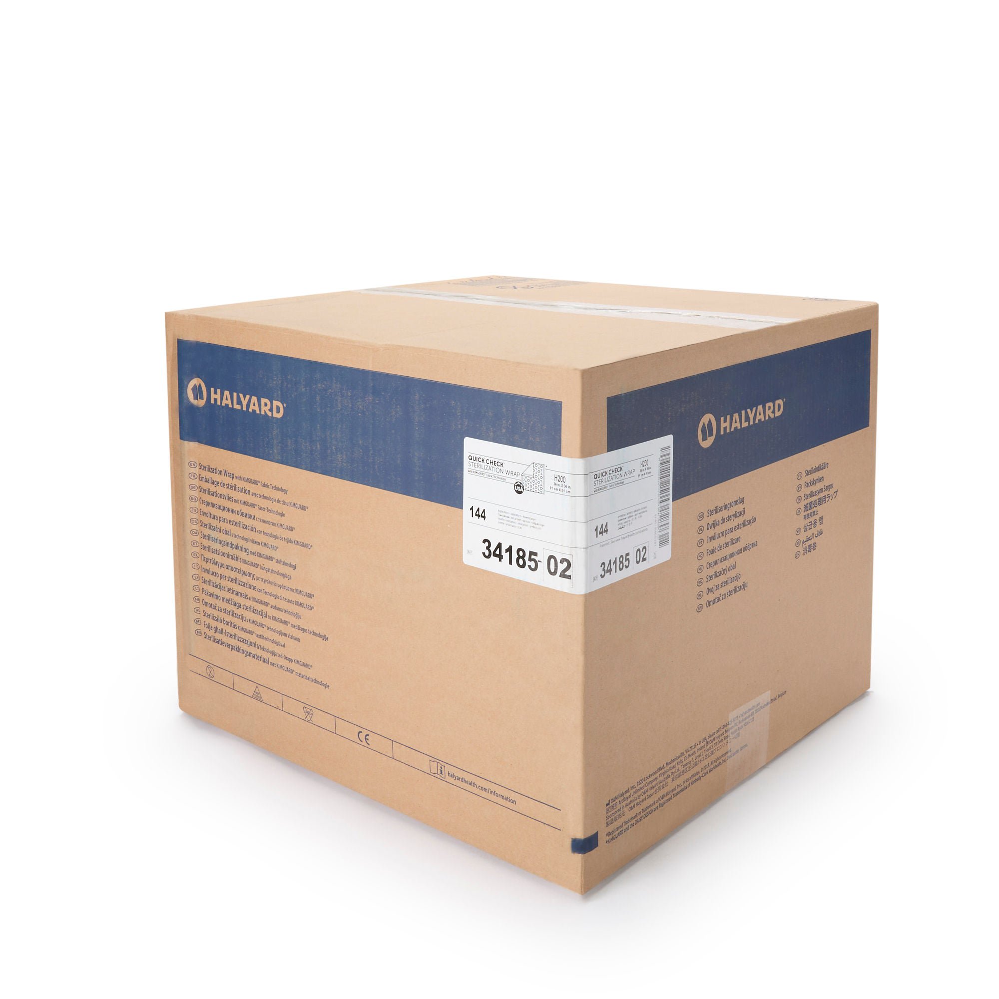 O&M Halyard Inc - 34185 Quick Check H200 Sterilization Wrap