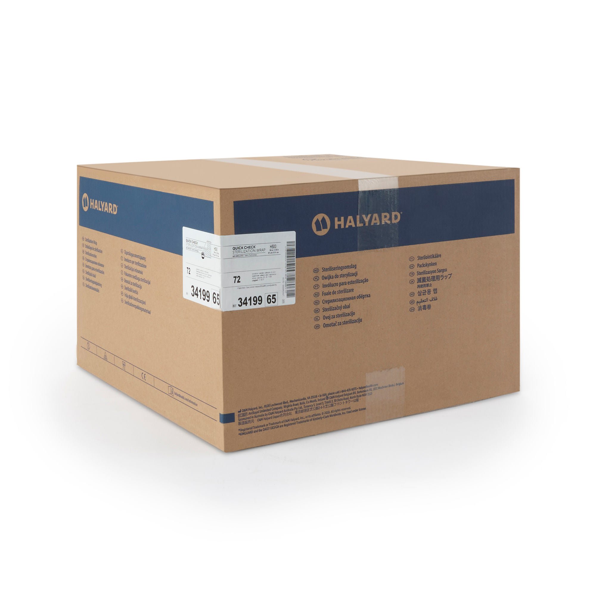O&M Halyard Inc - 34199 Quick Check H500 Sterilization Wrap