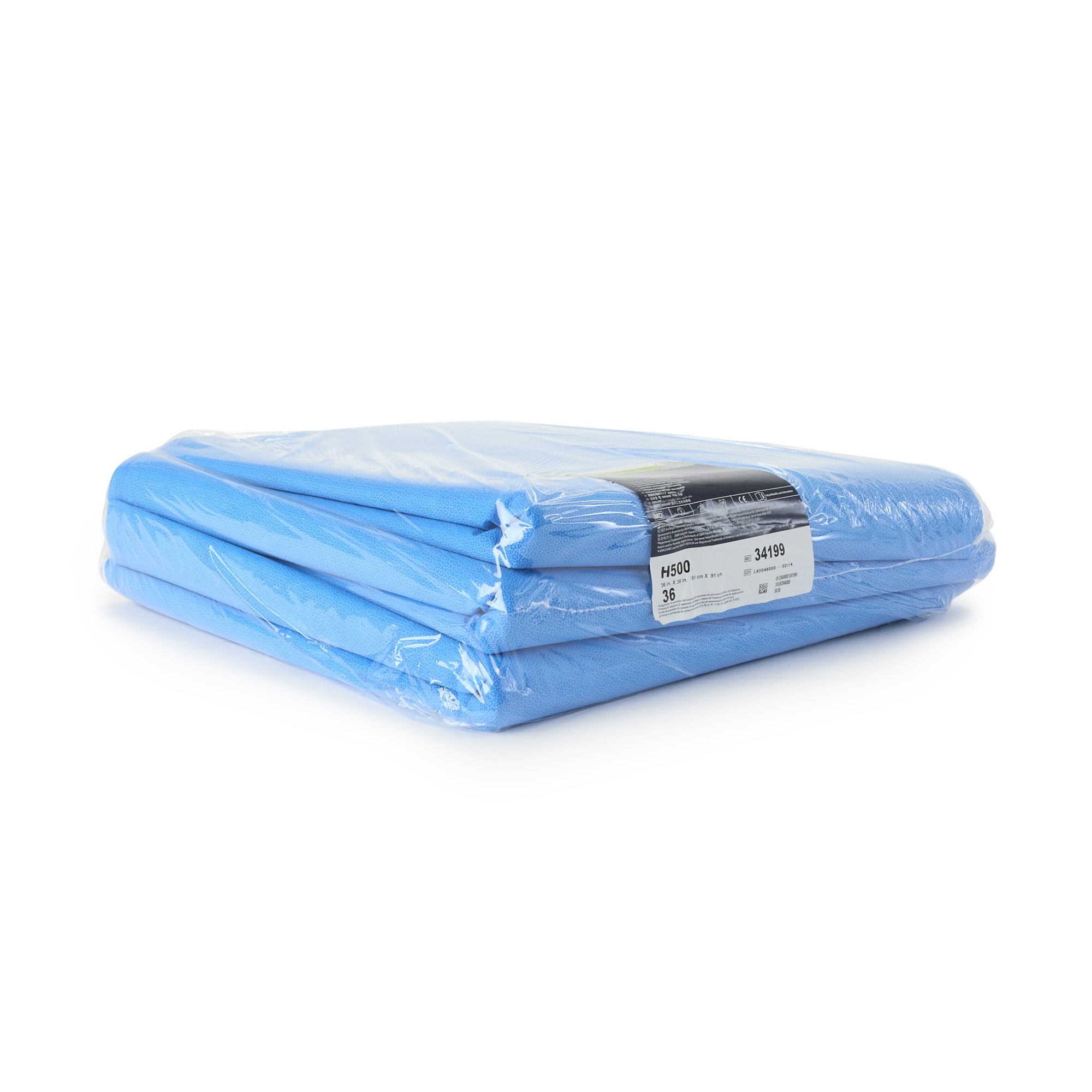O&M Halyard Inc 34199 - Quick Check H500 Sterilization Wrap, 36 x 36 Inch - 36/Pack, 72/Case
