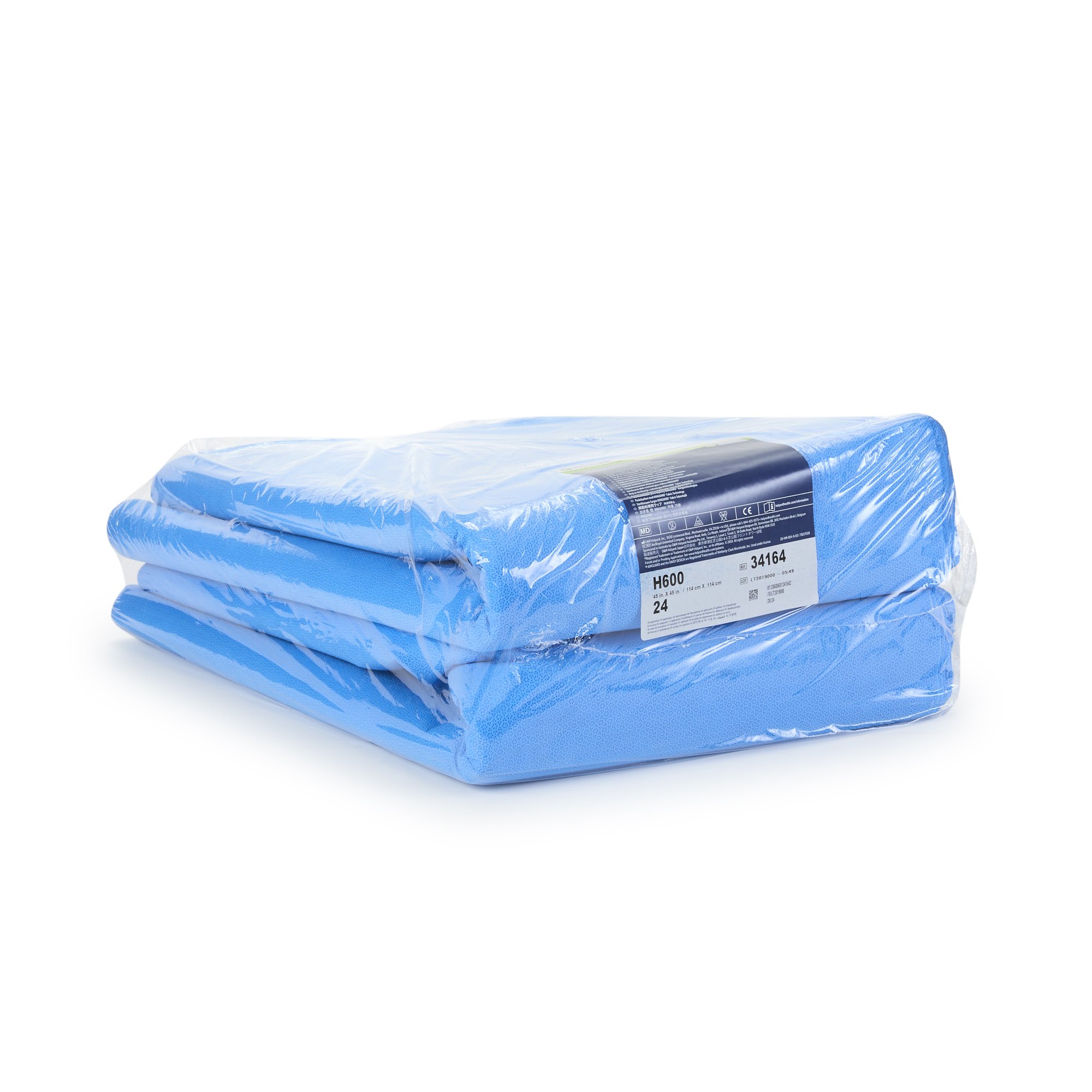 O&M Halyard Inc 34164 - Quick Check H600 Sterilization Wrap, 45 x 45 Inch - 24/Pack, 48/Case