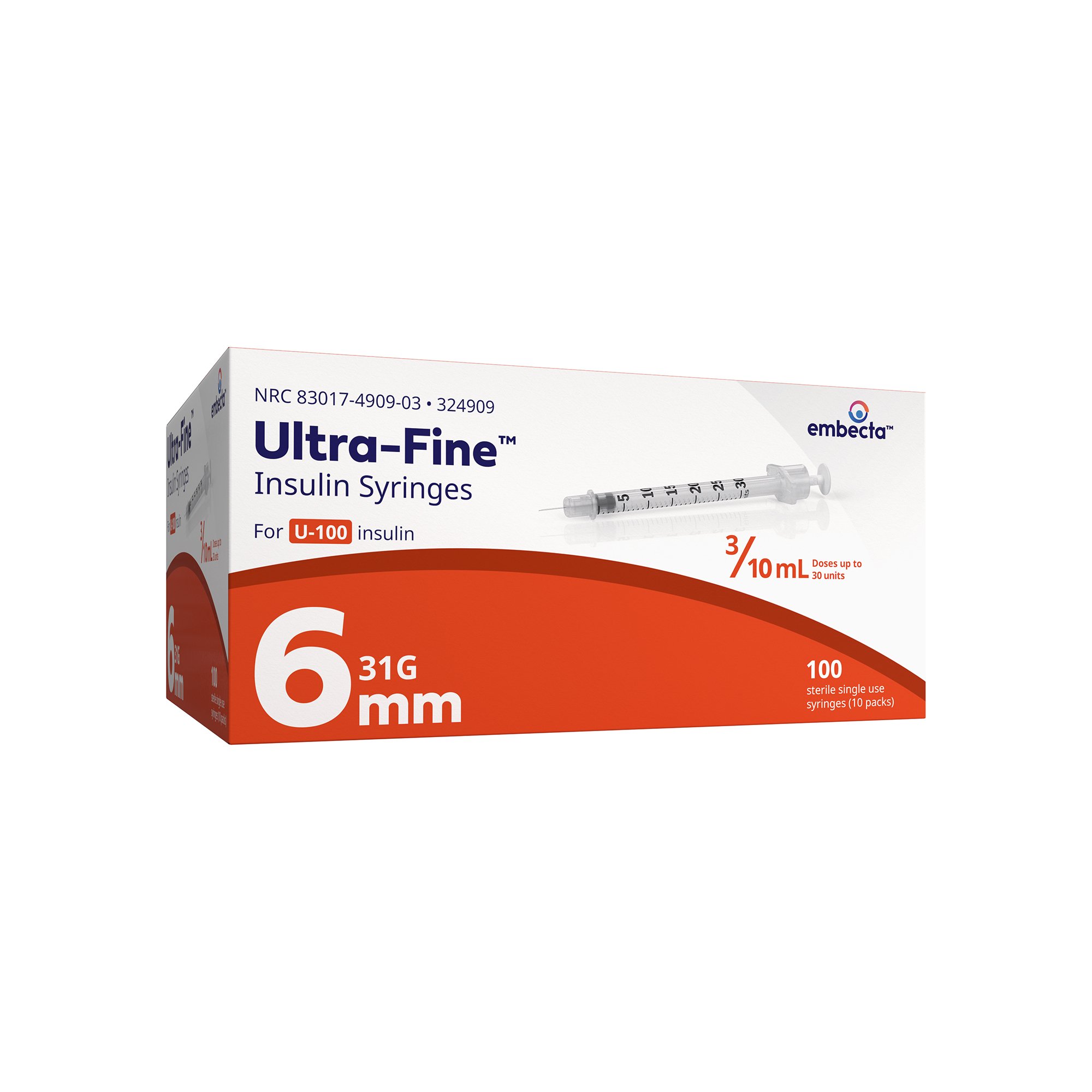 embecta Medical II LLC - 324909 Ultra-Fine™ Insulin Syringe with Needle