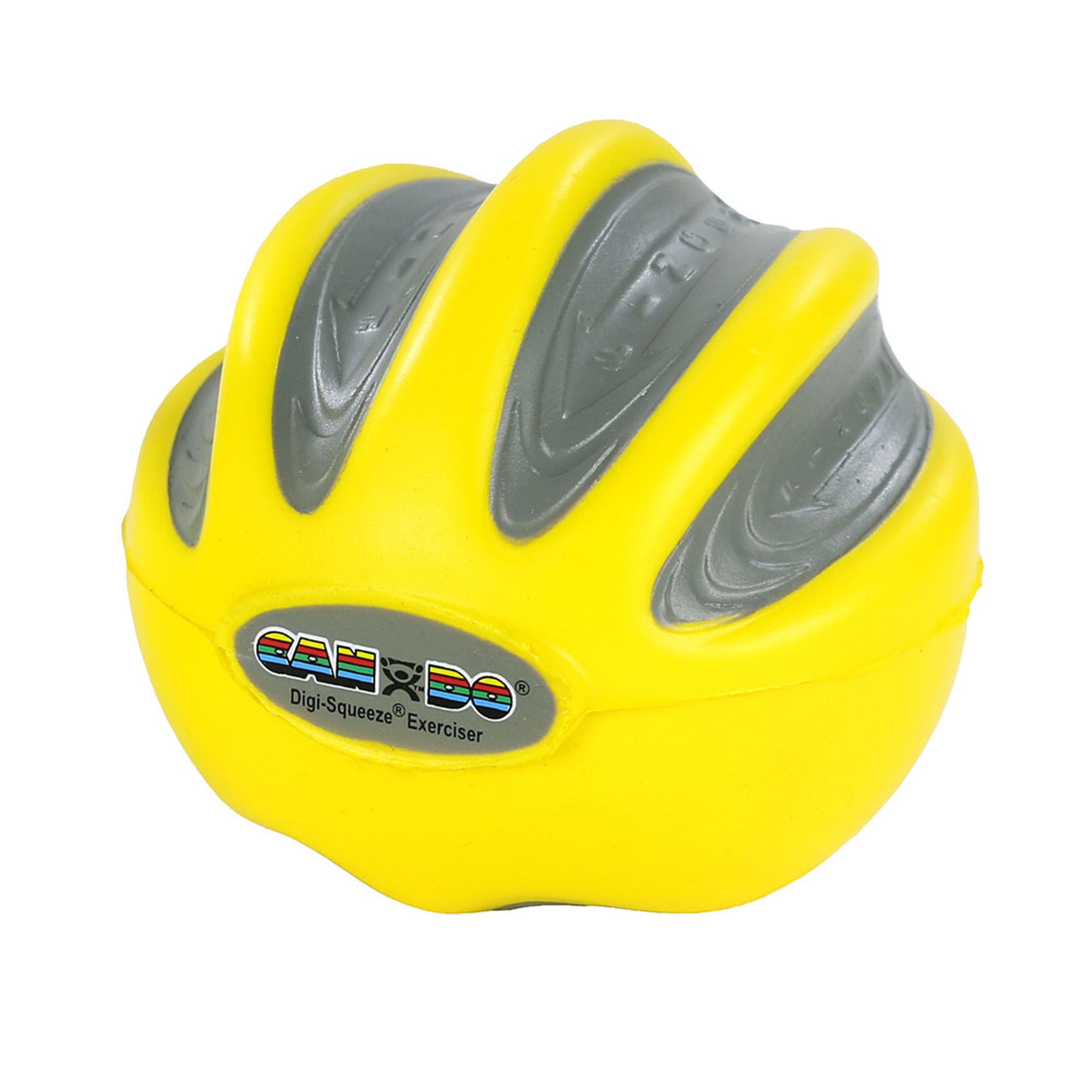 Fabrication Enterprises - 10-1980 Hand Exerciser CanDo® Digi-Squeeze® Yellow X-Light