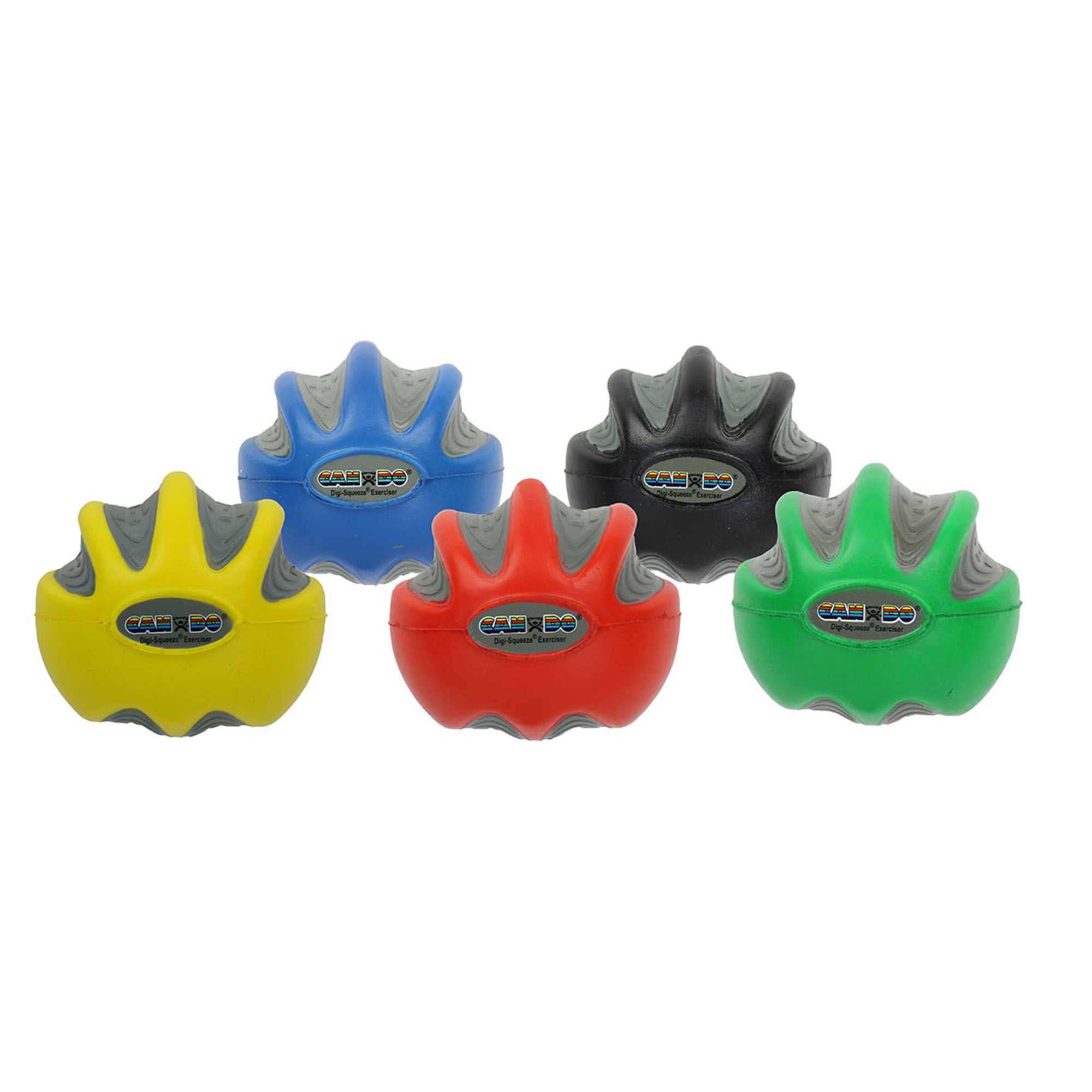 Fabrication Enterprises - 10-1985 Hand Exerciser CanDo® Digi-Squeeze® Assorted Colors Medium