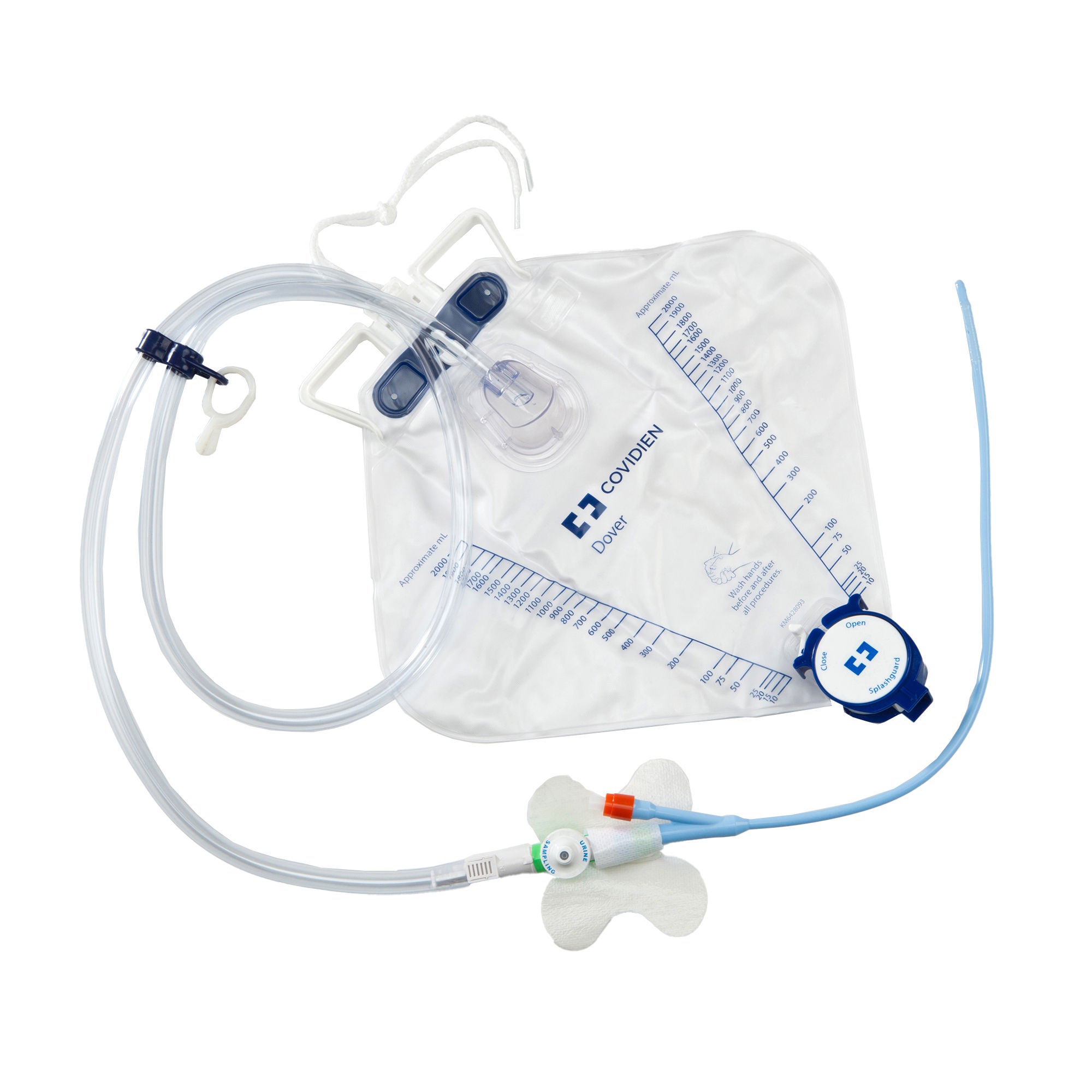 Cardinal - PP16CSD Indwelling Catheter Tray Dover™ Foley / Coude Tip 16 Fr. 5 cc Balloon Silicone