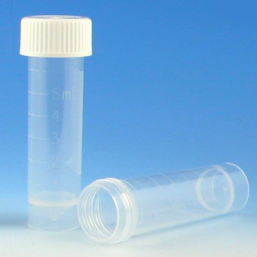 Globe Scientific 6101 - Globe Scientific Storage and/or Transport Tube, 5 mL, 16 x 56 mm - 1000/Case