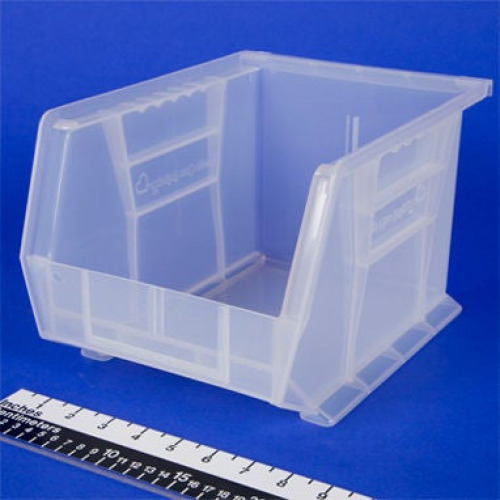 Health Care Logistics - 1413C Storage Bin HCL® Super Tough Semi-Clear Plastic 7 X 8-1/4 X 10-3/4 Inch