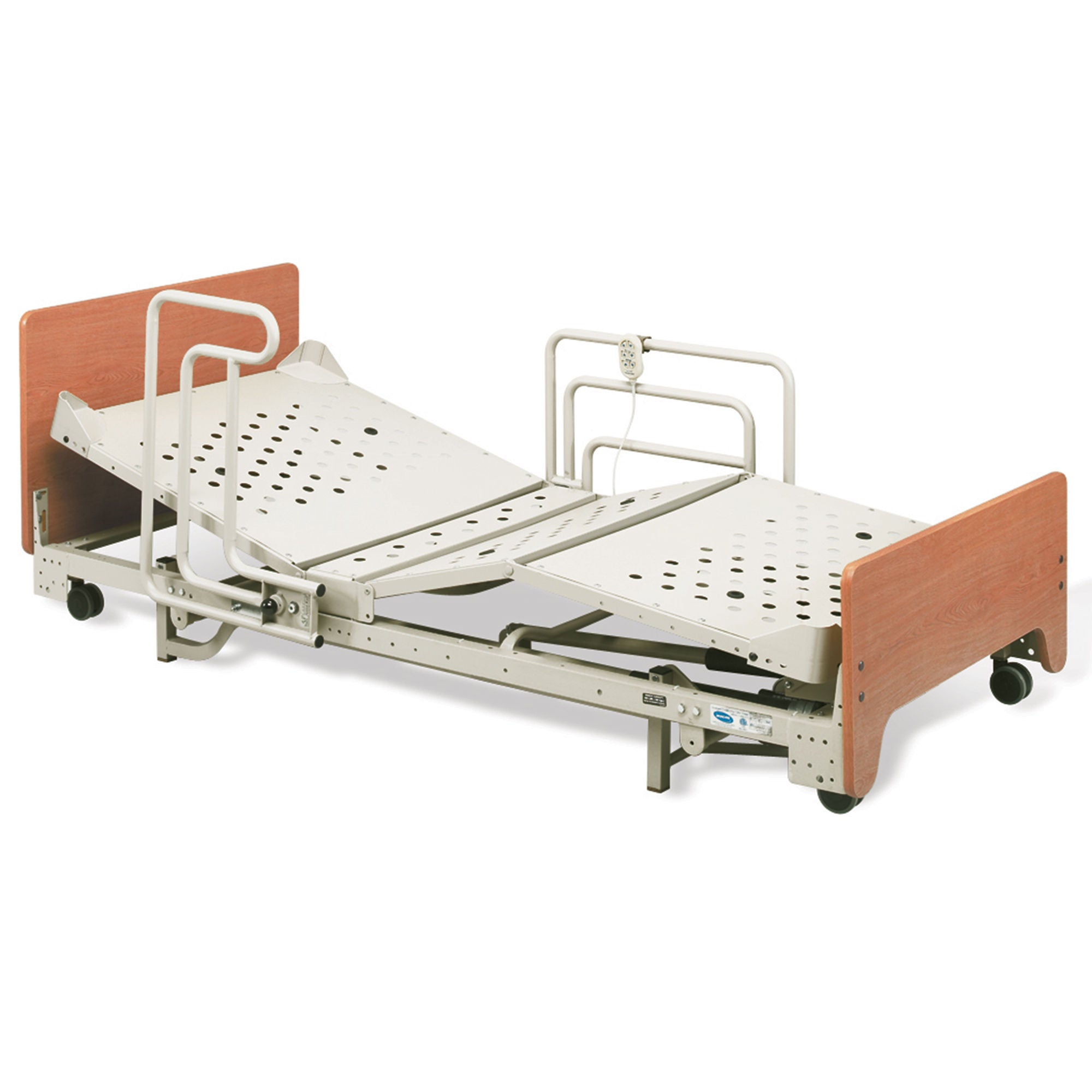 Invacare - SC900-80WDLX-QSP Electric Bed SC900DLX Series Long Term Care Low 82 Inch Length Grid Deck 6 Functions 9 to 20 Inch Height Range