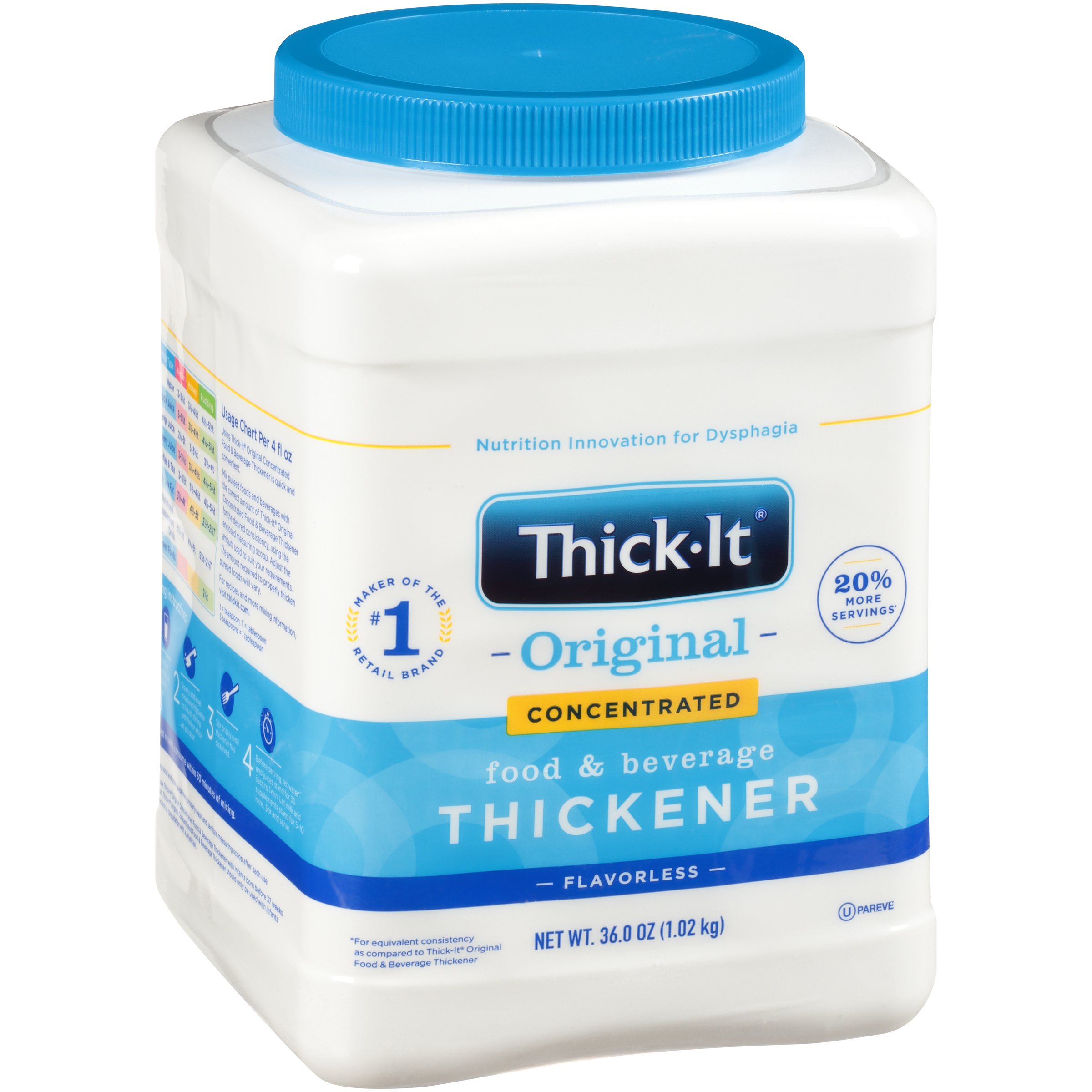 Kent Precision Foods J587-C6800 - Thick-It® Original Concentrated Food and Beverage Thickener, 36-ounce canister - 1/Each, 6/Case