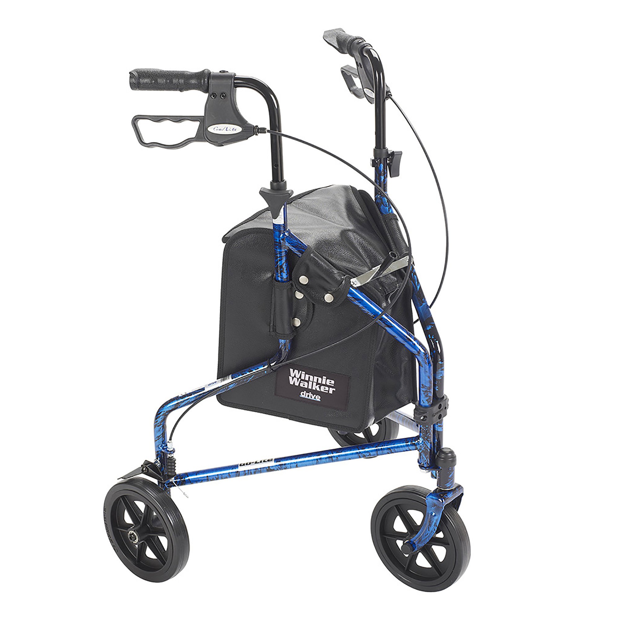 Drive DeVilbiss Healthcare - 10289BL drive™ Deluxe 3 Wheel Rollator
