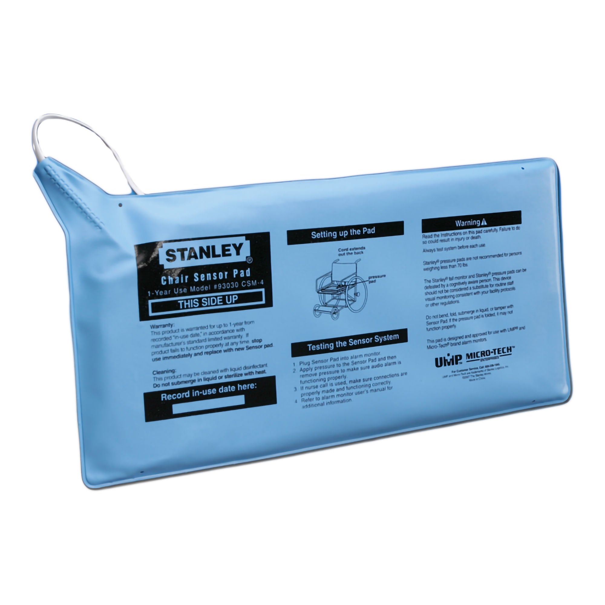 Stanley Security Solutions - 95330 Chair Sensor Pad Stanley 7 X 15 Inch