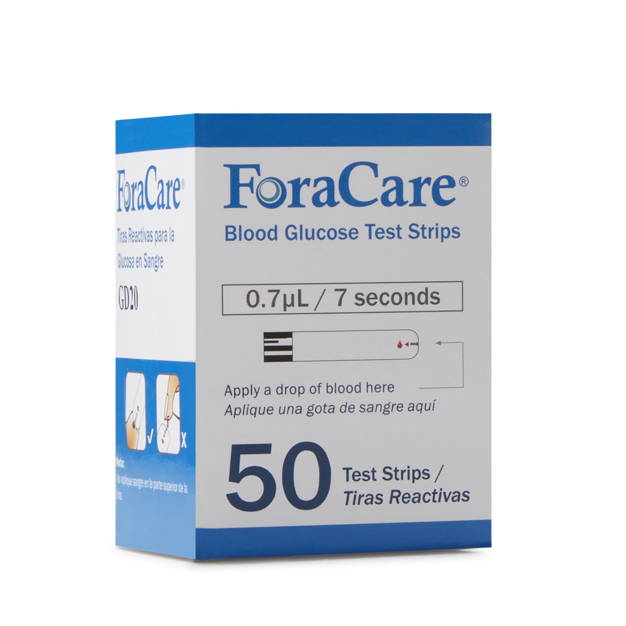 Links Medical - GD20FS50 FORA GD20 Blood Glucose Test Strips