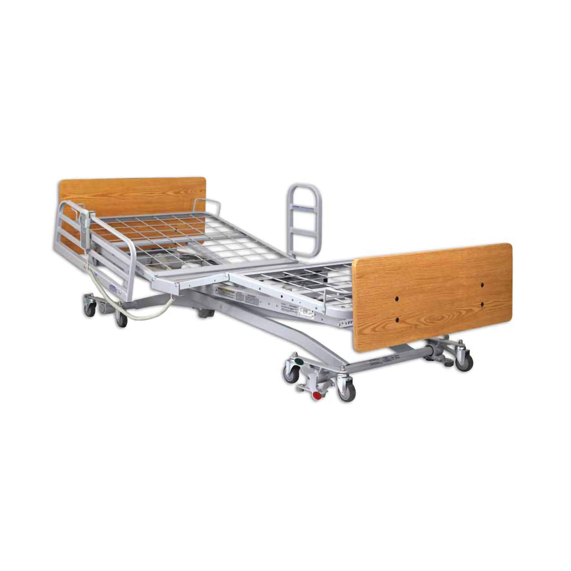 Span America - QD2000ML Electric Bed Rexx Long Term Care 80 Inch Length Orthopedic Grid Deck 3 Functions 7-7/8 to 26 Inch Height Range