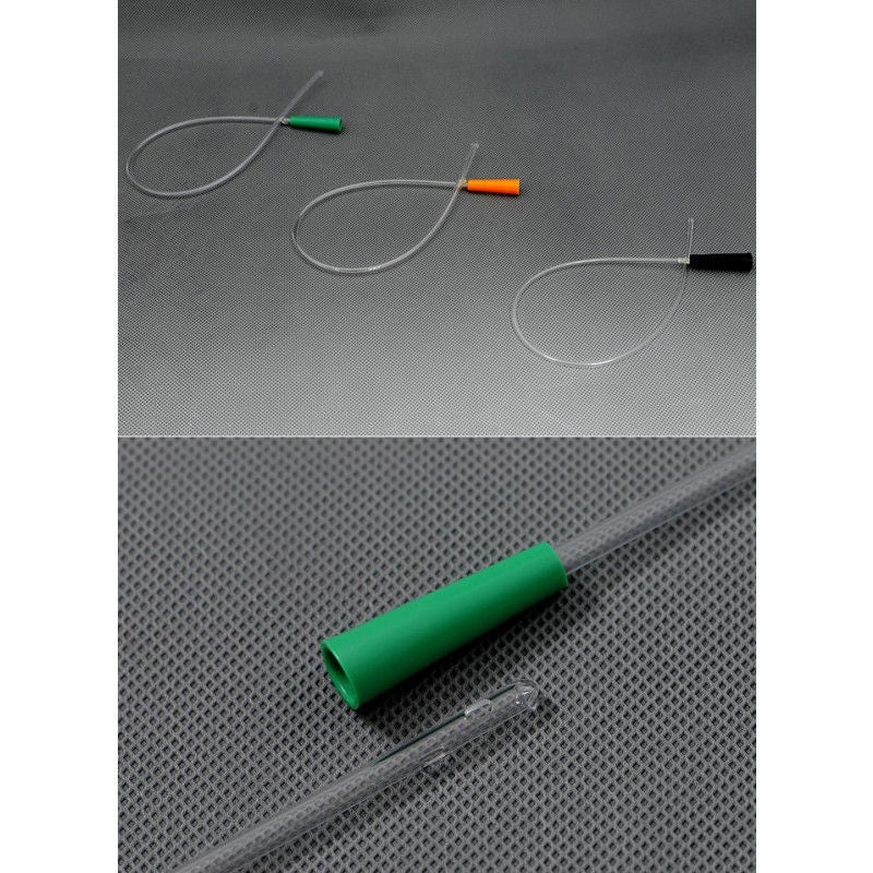 Amsino International - AS860616 Urethral Catheter AMSure® Straight Tip Uncoated PVC 16 Fr. 6 Inch Length