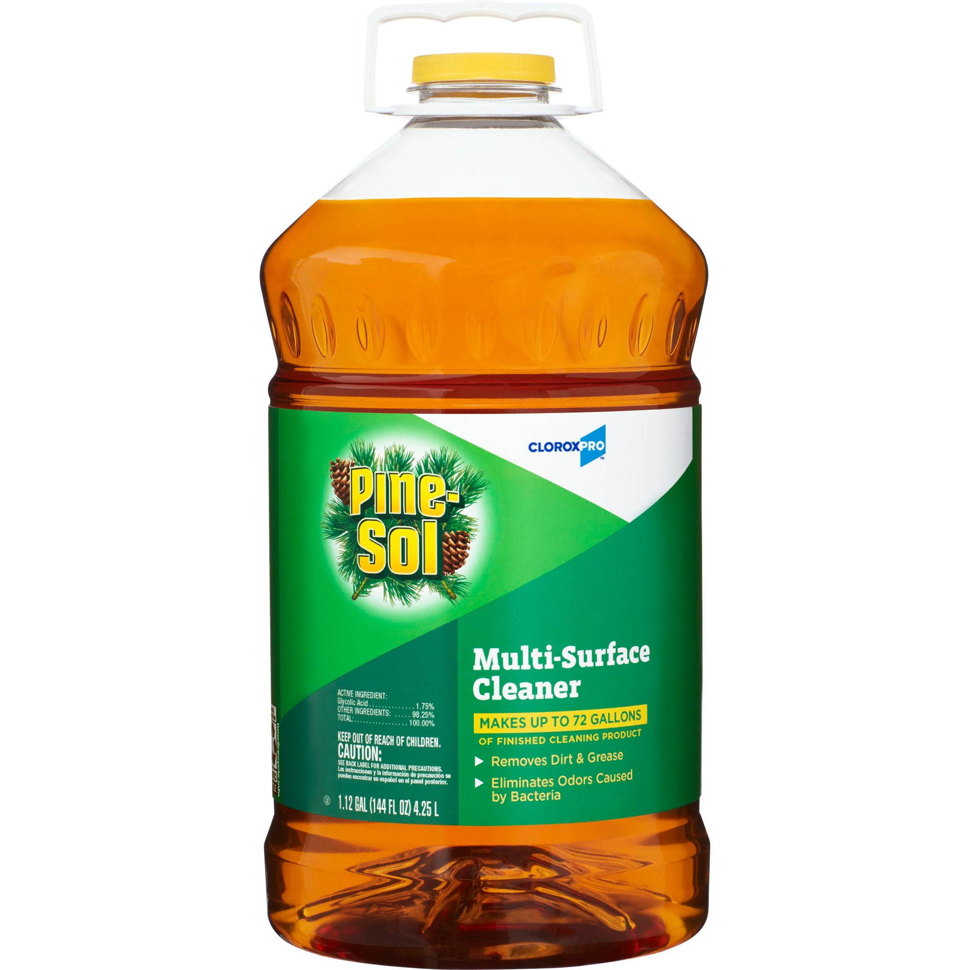 The Clorox Company - 35418 Surface Cleaner CloroxPro™ Pine-Sol® Oil Based Manual Pour Liquid Concentrate 144 oz. Bottle Pine Scent NonSterile