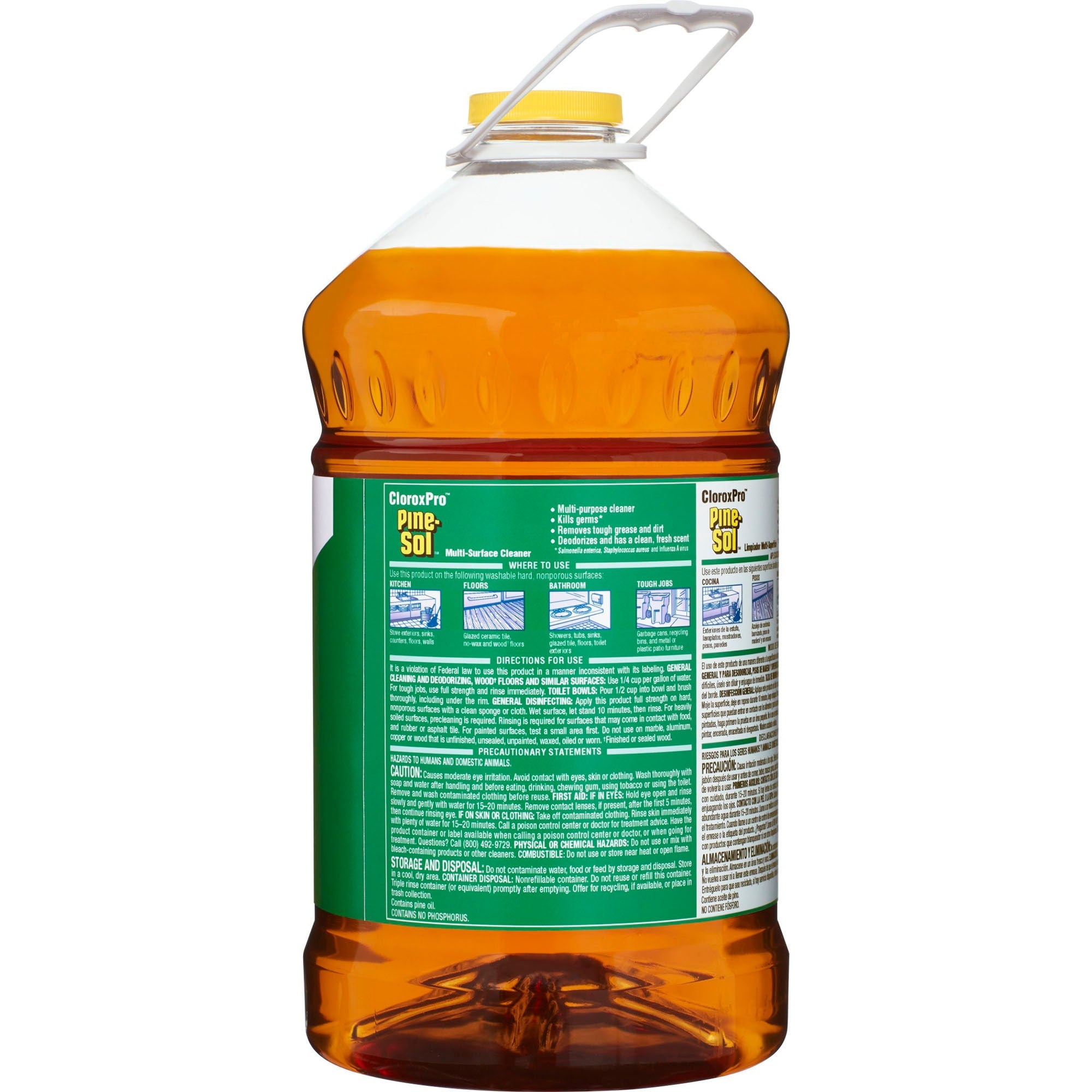 The Clorox Company - 35418 Surface Cleaner CloroxPro™ Pine-Sol® Oil Based Manual Pour Liquid Concentrate 144 oz. Bottle Pine Scent NonSterile
