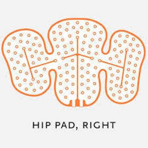 Ossur - B-232502100 Cold Therapy Pad Ossur® Cold Rush® Right Hip One Size Fits Most Fabric / Vinyl Reusable