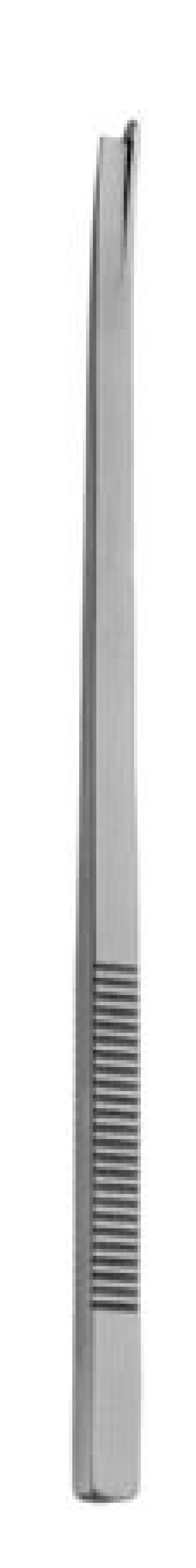 V. Mueller - RH1496 Osteotome V. Mueller® Anderson-Neivert 6 mm Width Curved Right Blade with Guard OR Grade Stainless Steel NonSterile 8 Inch Length