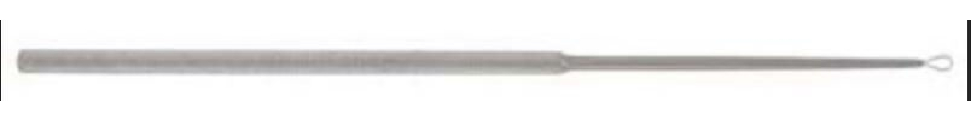 V. Mueller - AA5611 Ear Curette V. Mueller® Billeau 7 Inch Length Round Knurled Handle Medium Tip Flexible Oval Loop Tip