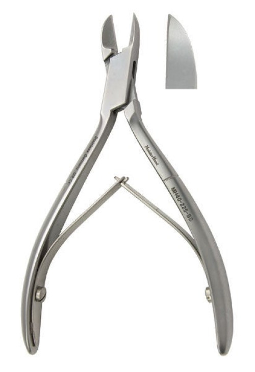 Integra Lifesciences - MH40-225-SS Nail Nipper MeisterHand® Straight 4-1/2 Inch Length Stainless Steel