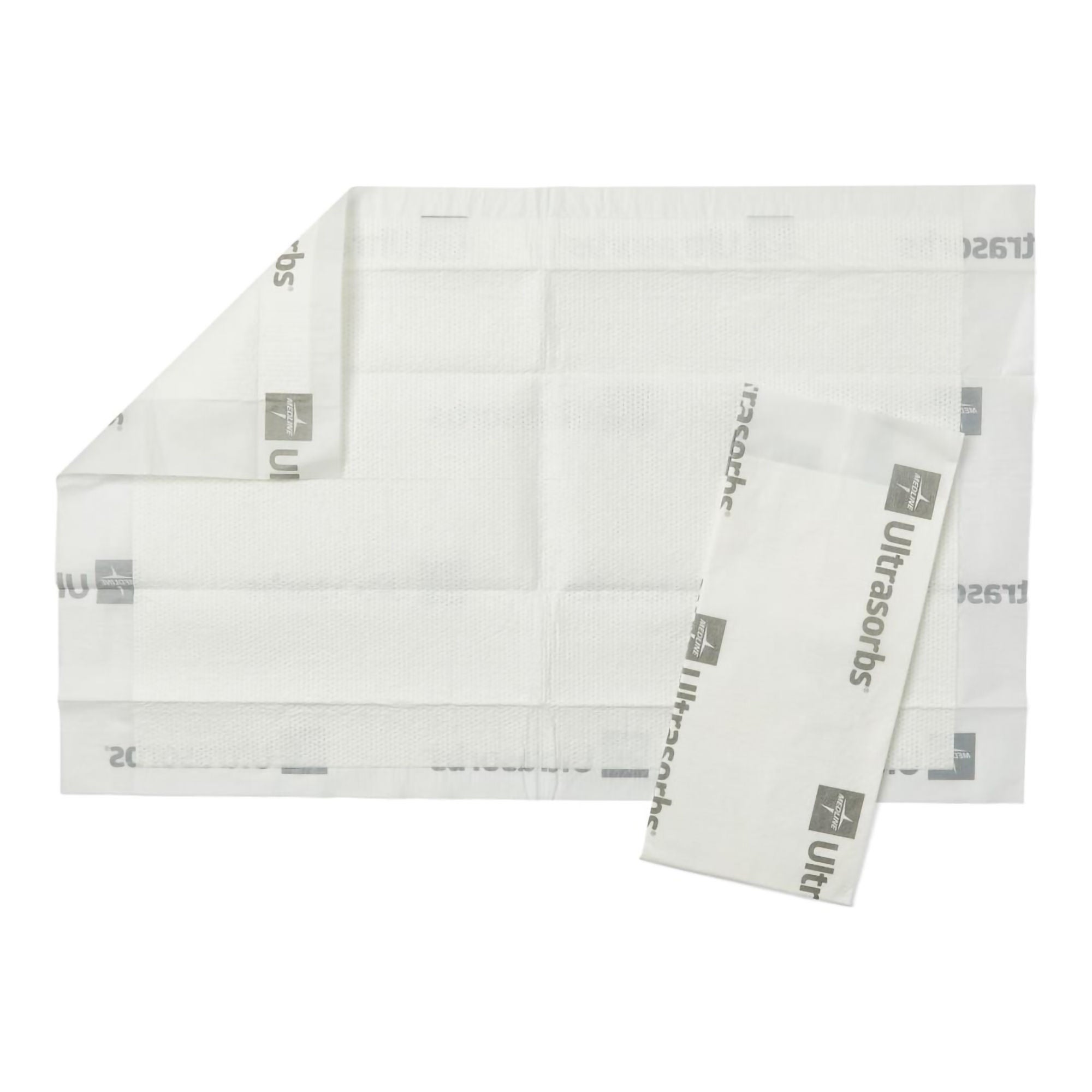 Medline - ULTRASORB1016 Disposable Underpad Ultrasorbs AP® Low Air Loss 10 X 16 Inch Polymer Heavy Absorbency